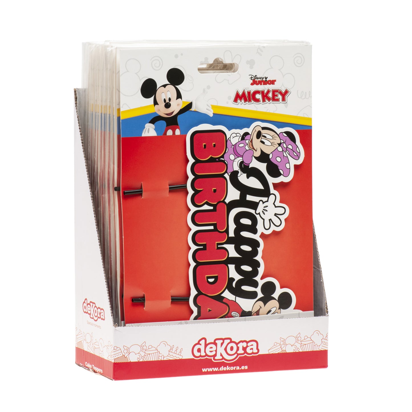 CAKE TOPPER PAPEL MICKEY & MINNIE 17.5X15CM