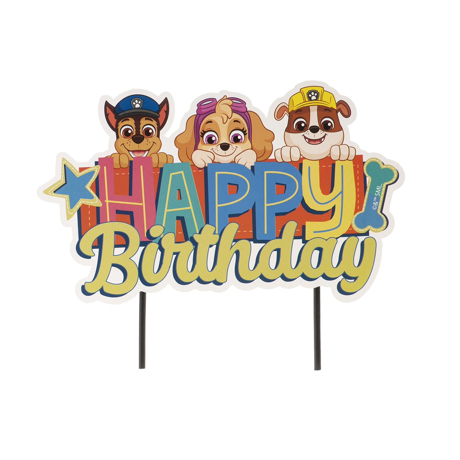 CAKE TOPPER PAPEL PAW PATROL 17.5X15CM