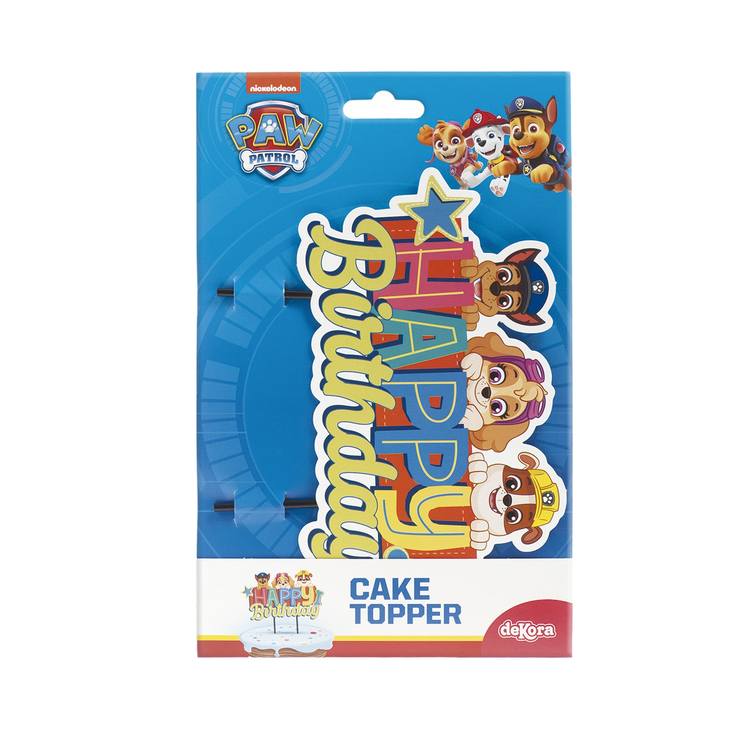 CAKE TOPPER PAPEL PAW PATROL 17.5X15CM