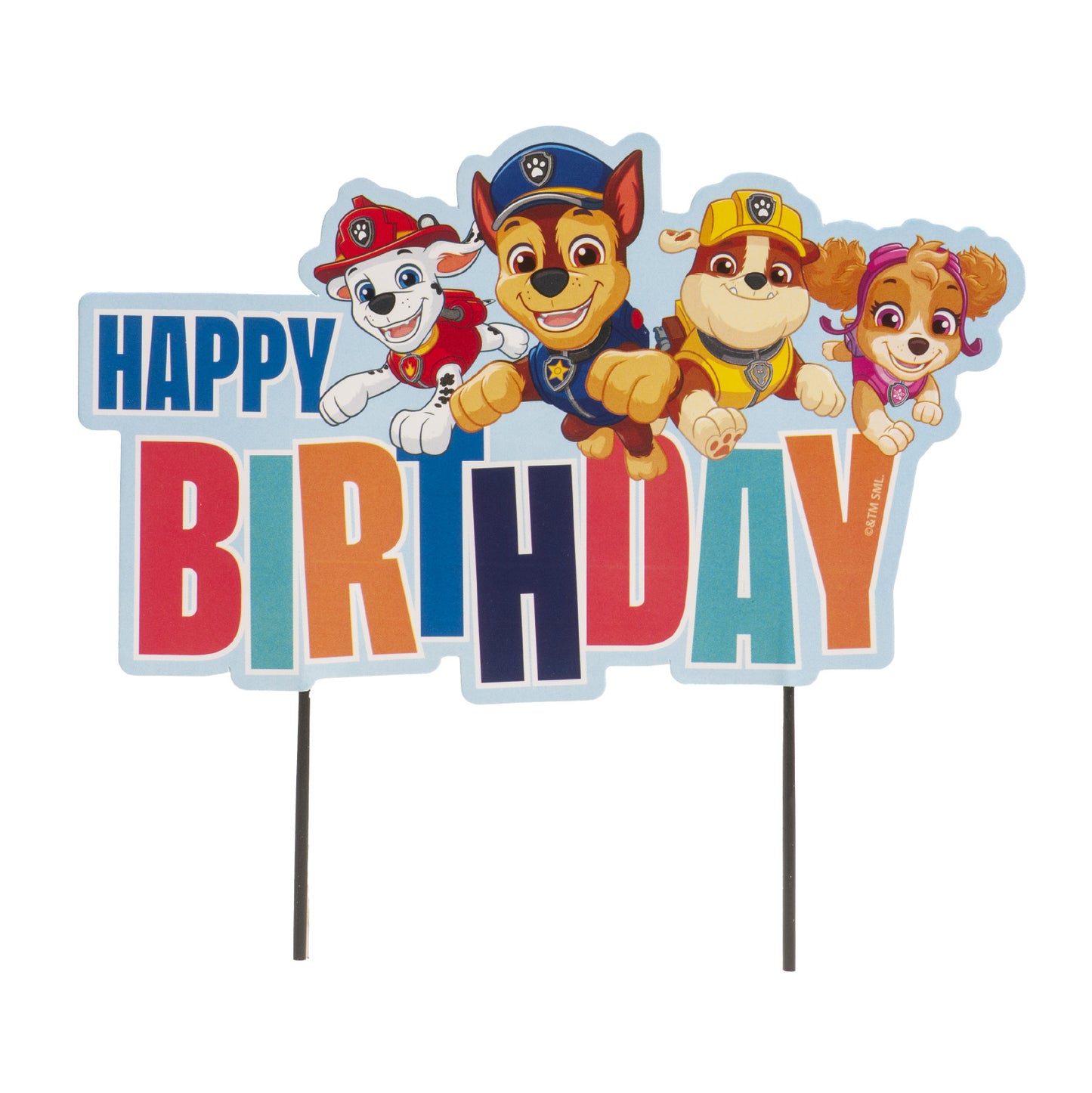 CAKE TOPPERS PAPEL PATRULHA PATA 17.5X15CM