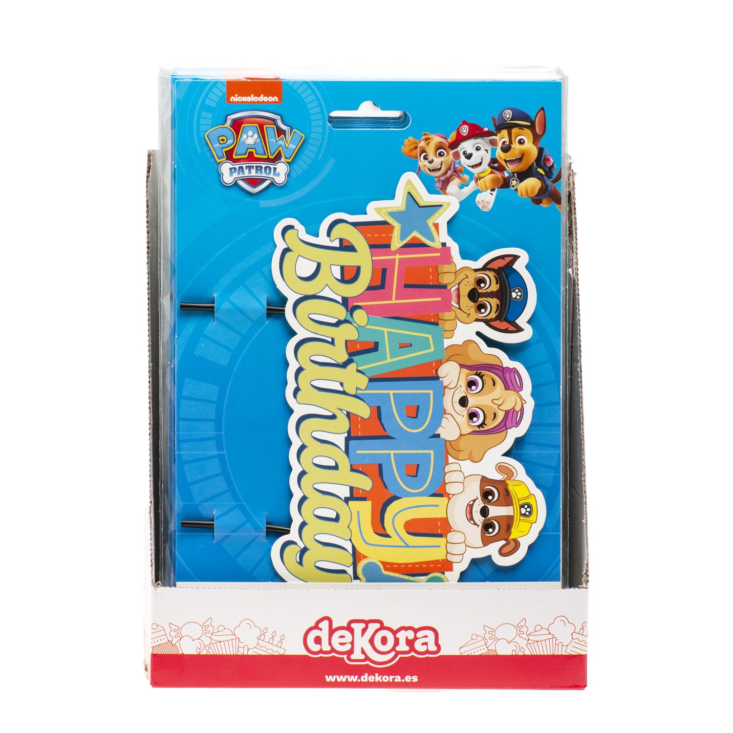 CAKE TOPPER PAPEL PAW PATROL 17.5X15CM