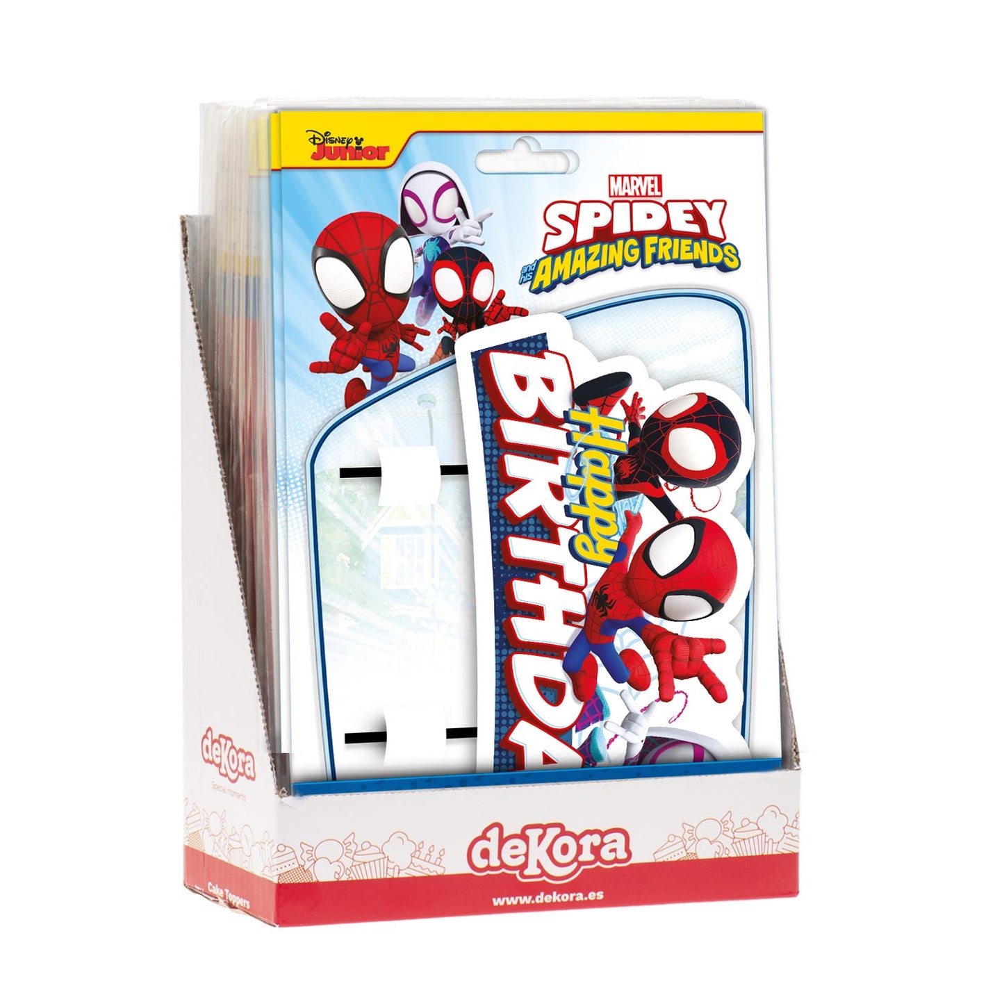 CAKE TOPPERS EN PAPIER SPIDEY 17,5