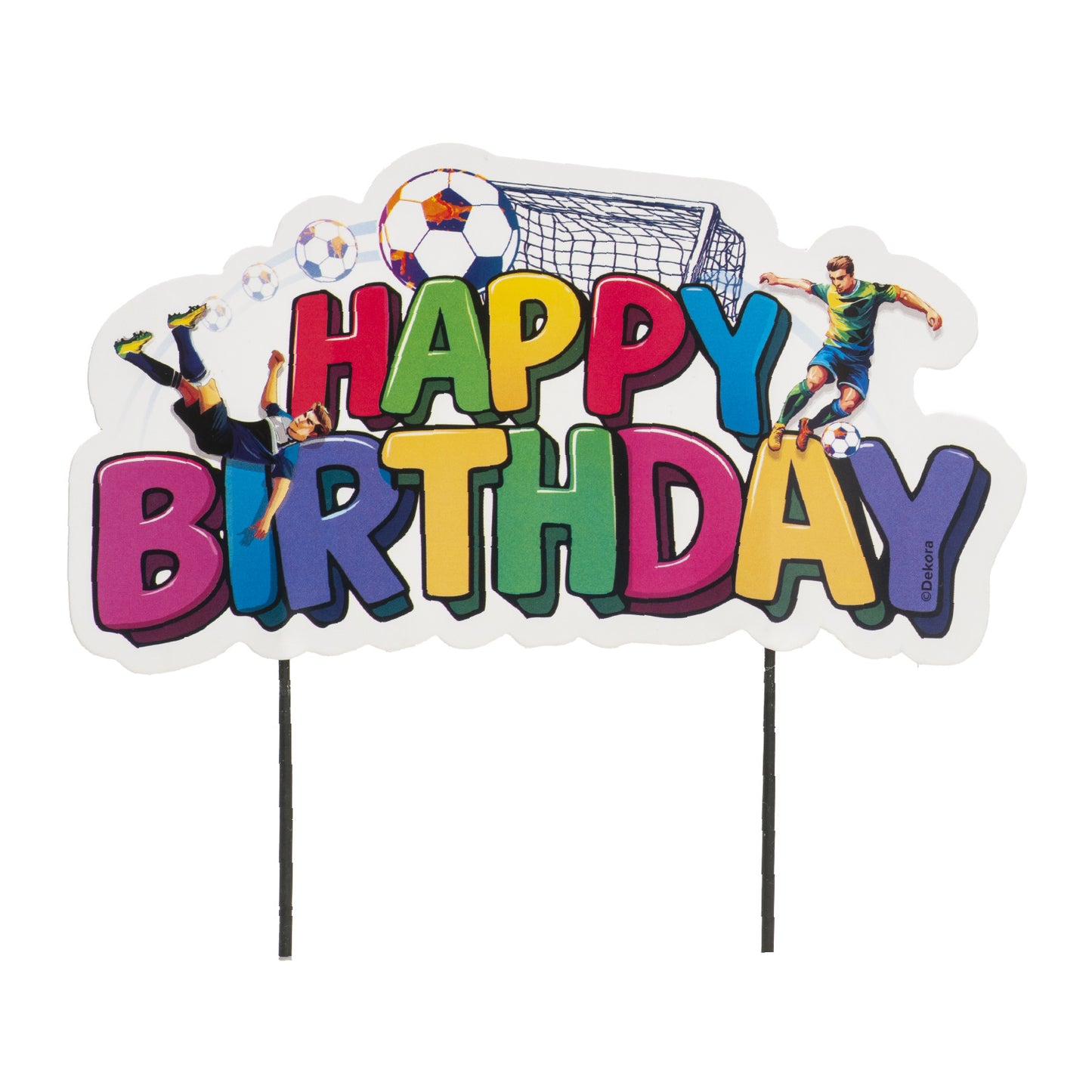 CAKE TOPPERS PAPEL FÚTBOL 16,5CM