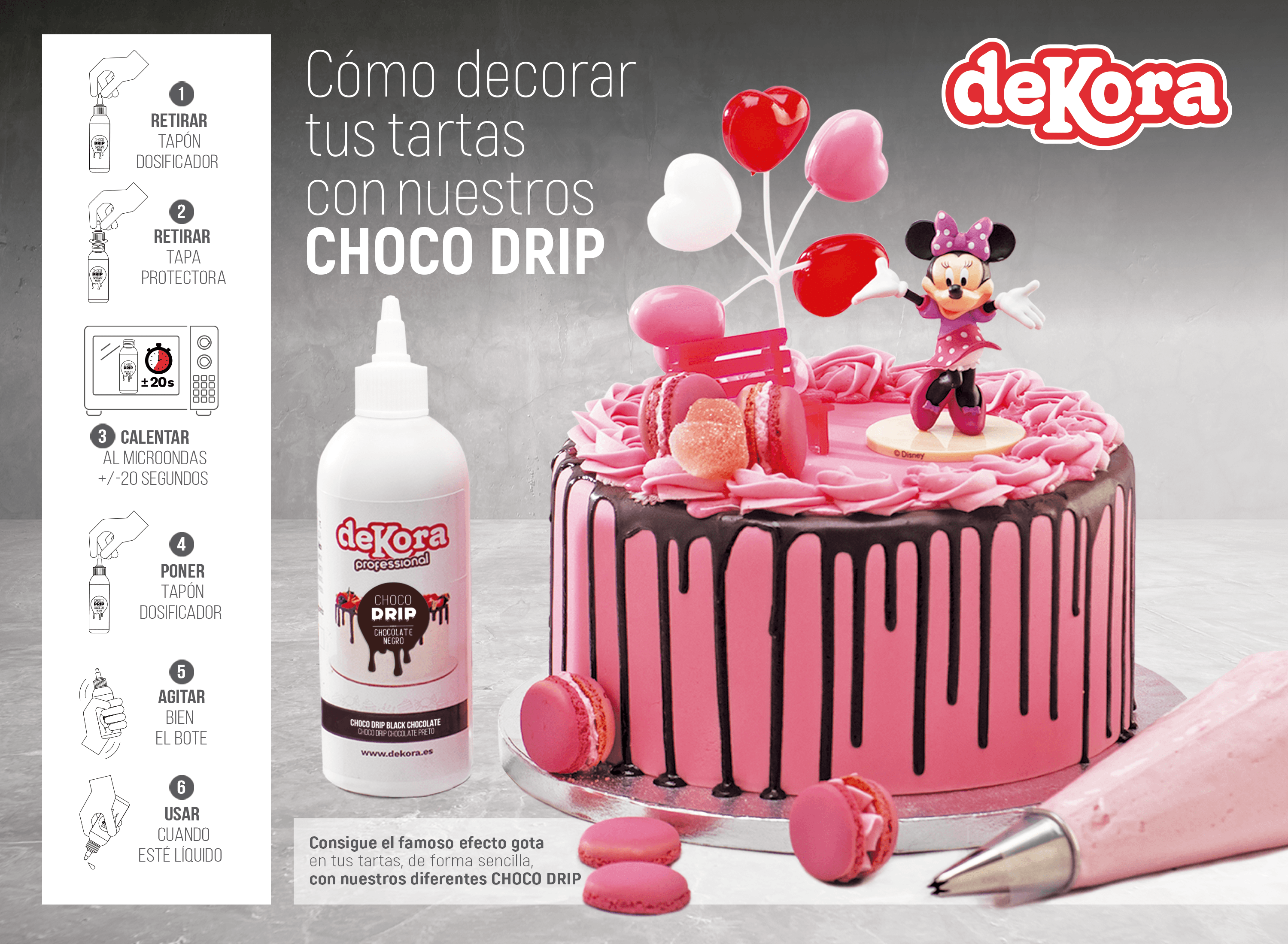 CHOCO DRIP CHOCOLATE NEGRO 180 GR
