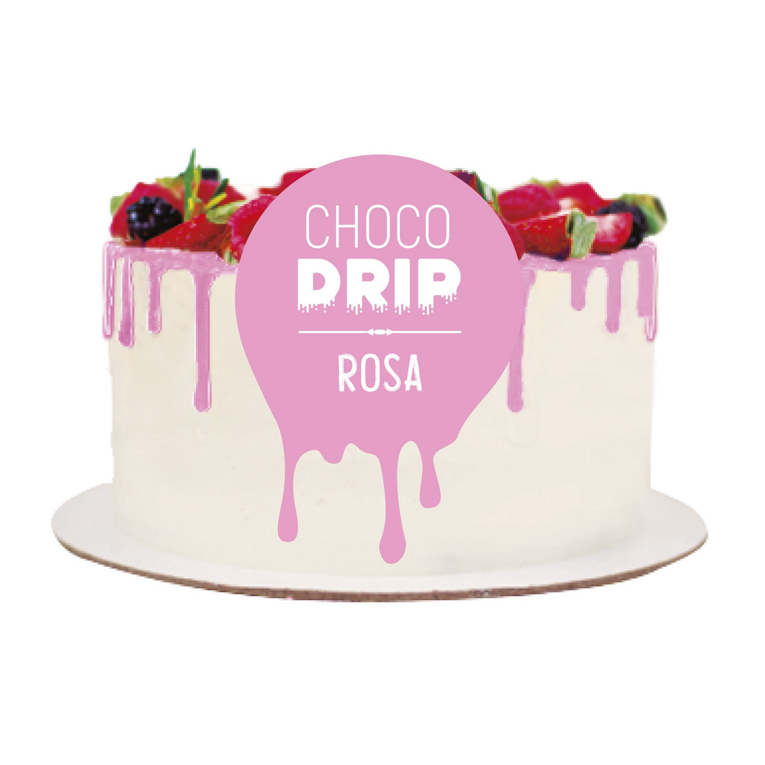 CHOCO DRIP ROSE 180 GR