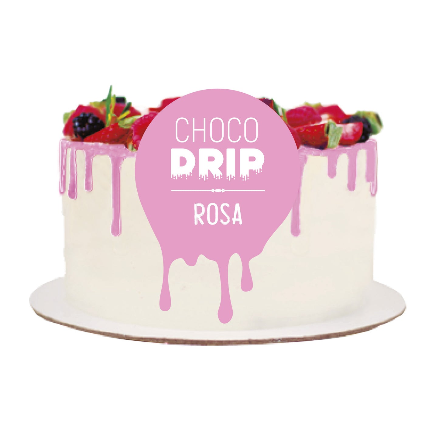 CHOCO DRIP ROSE 180 GR