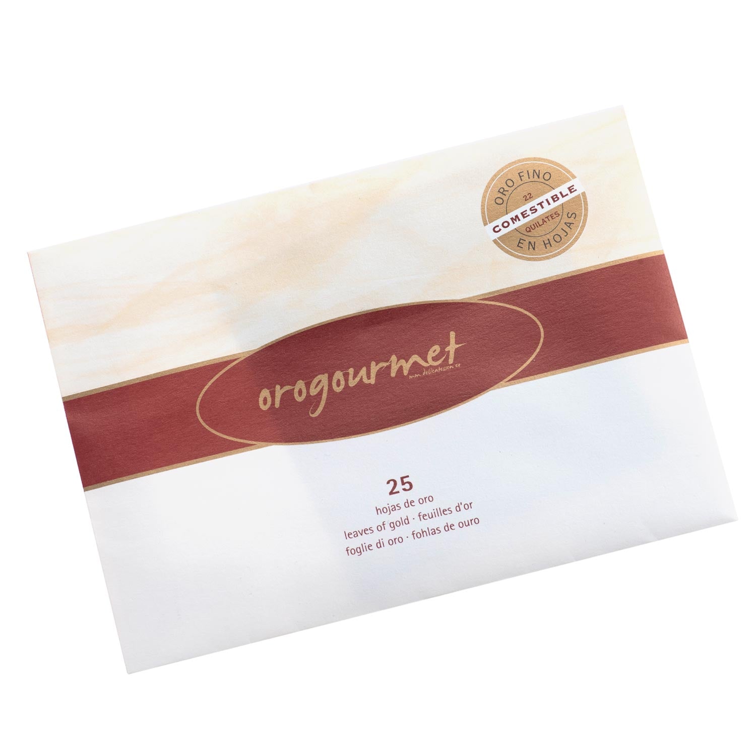 12 LAMINAS ORO 5X5CM