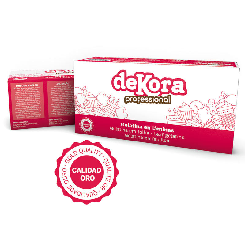GELATINA EN HOJAS FINAS - CALIDAD ORO +/- 220 BLOOM 1KG