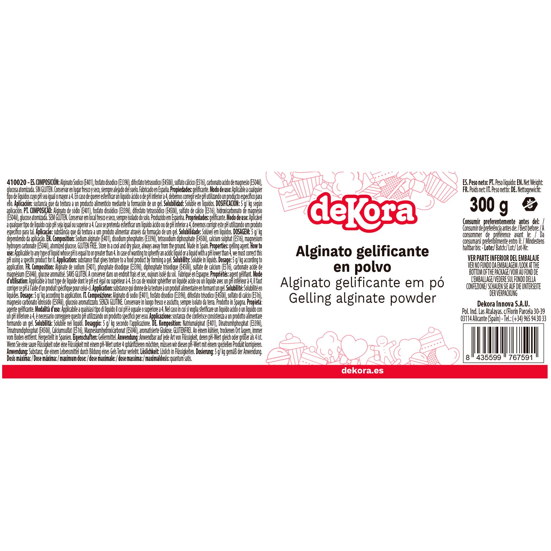 ALGINATO 300 GR