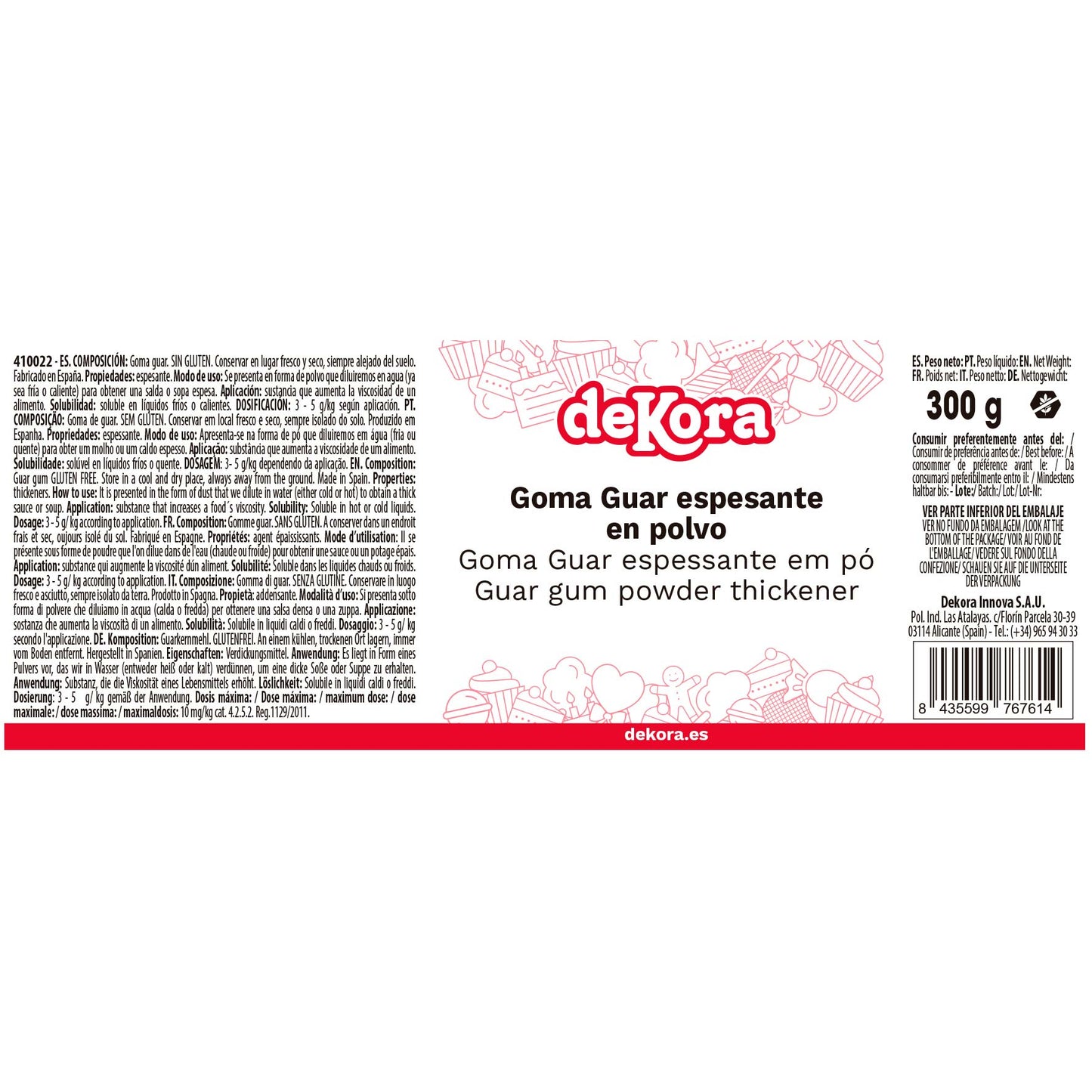GOMA GUAR  300 GR