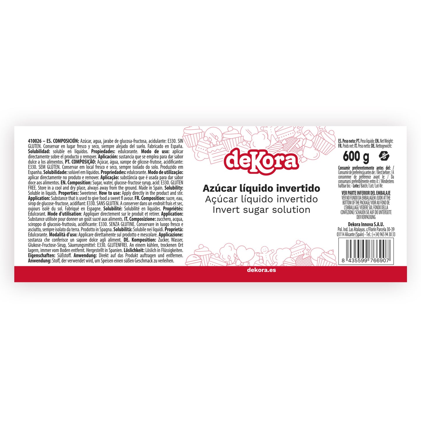 INVERT SUGAR 600G