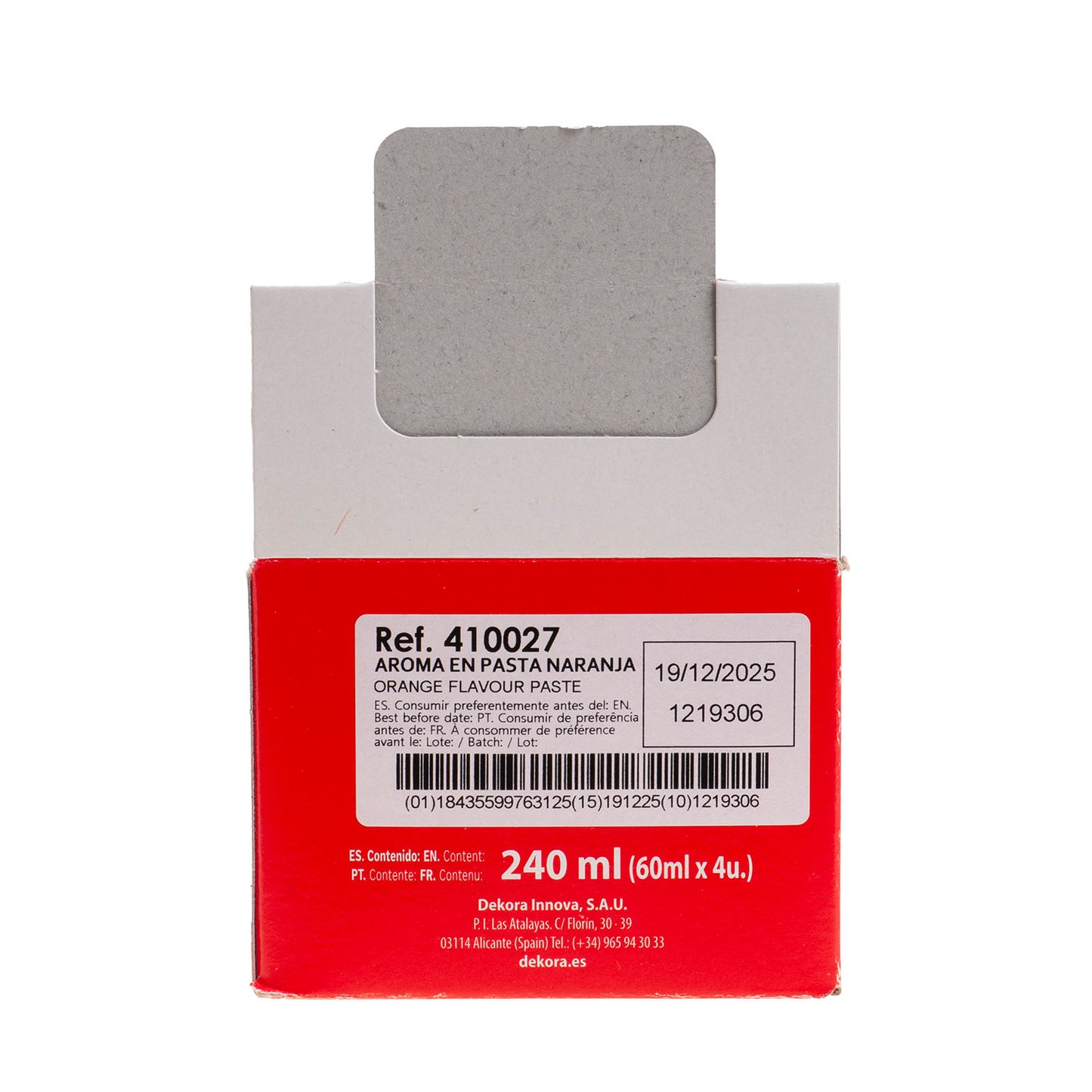 FLAVOUR PASTE ORANGE 60ML