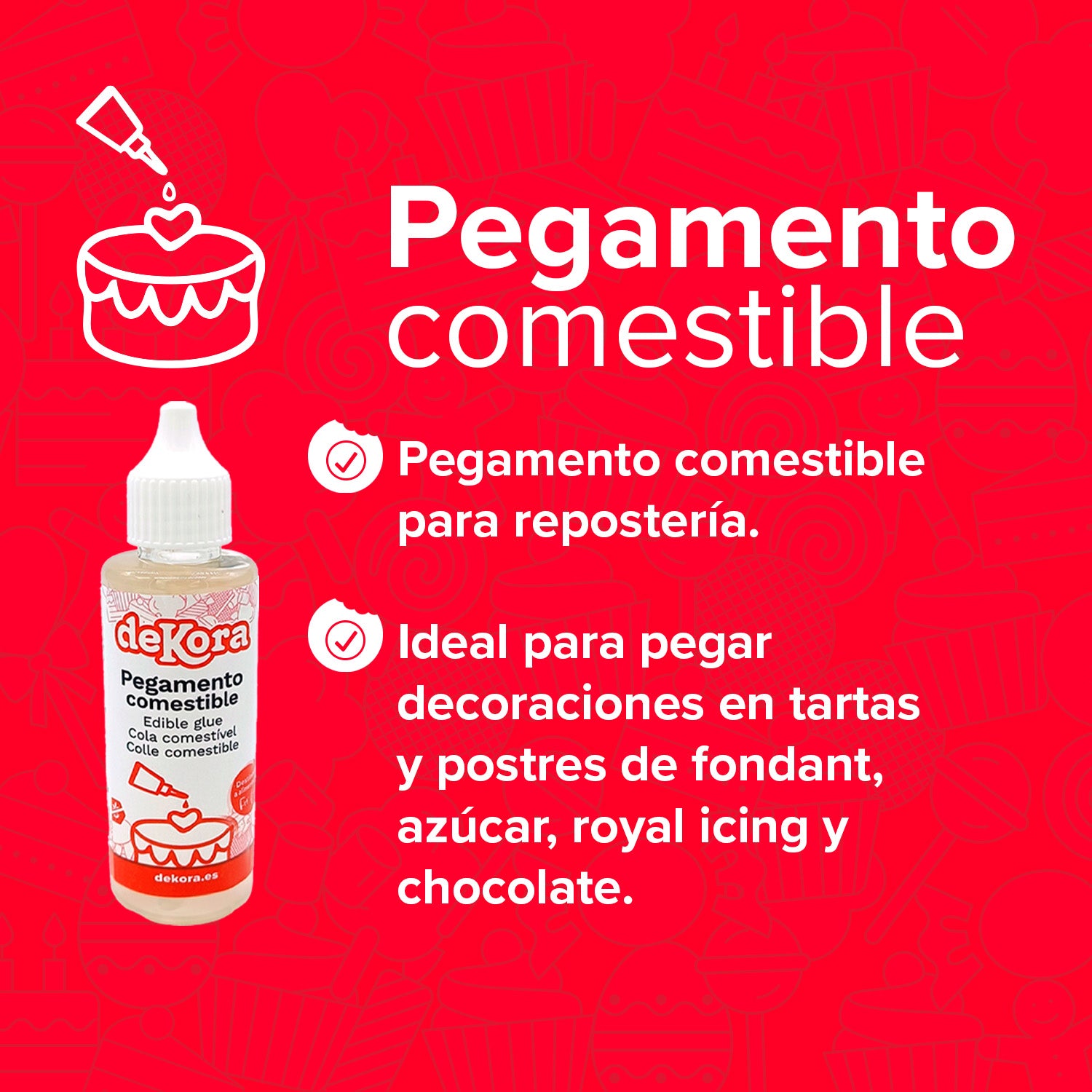 BOÎTE X 9 U COLLE COMESTIBLE 60 g