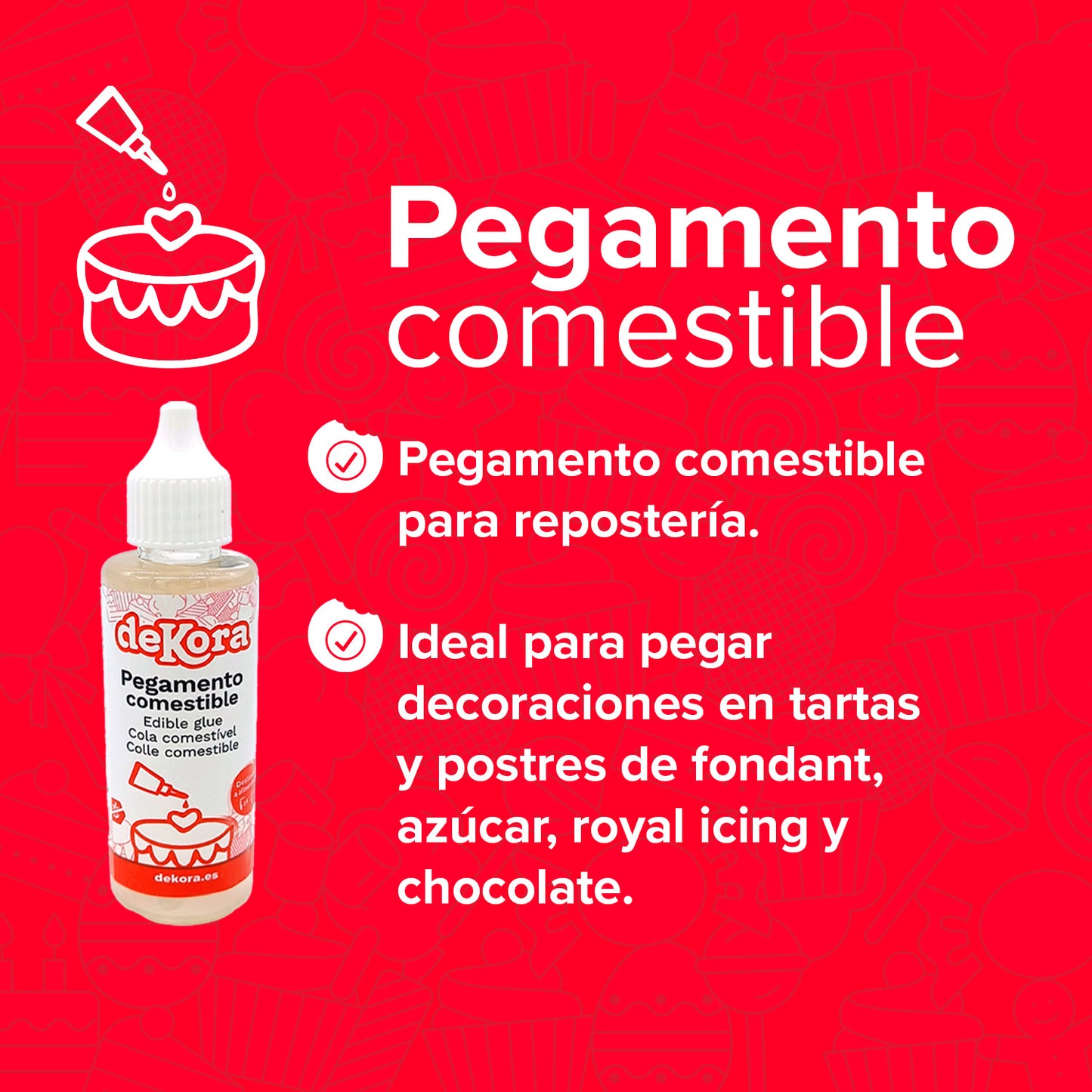 BOÎTE X 9 U COLLE COMESTIBLE 60 g