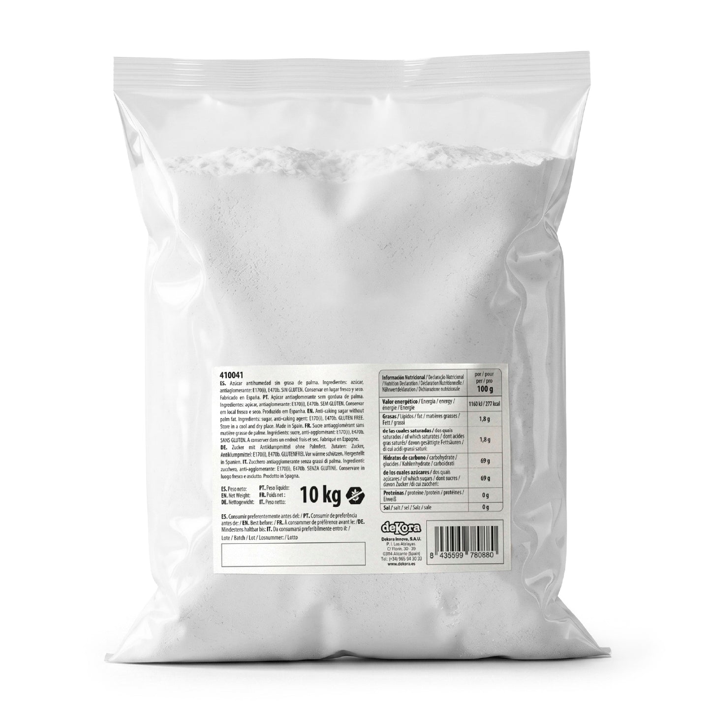 SUCRE ANTI-AGGLOMÉRANT 10KG