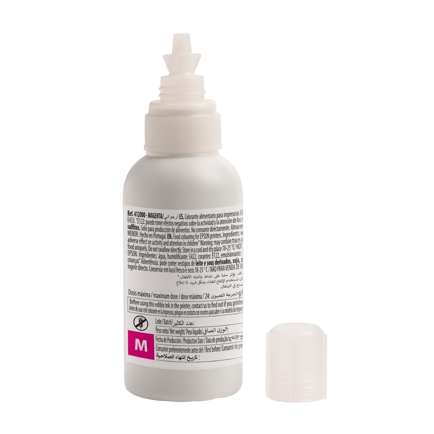 BOTE COLORANTE MAGENTA 80CC PARA CARTUCHOS EPSON