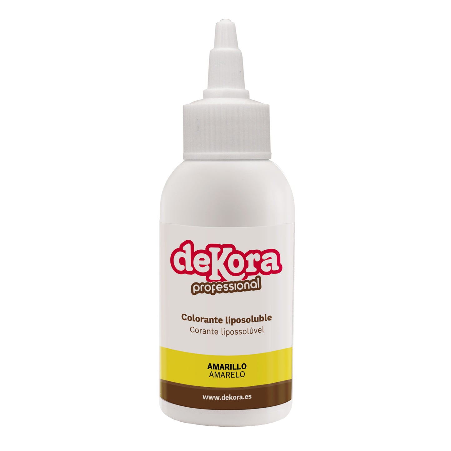 COLORANTE ALIMENTARIO LÍQUIDO LIPOSOLUBLE AMARILLO 100 GR