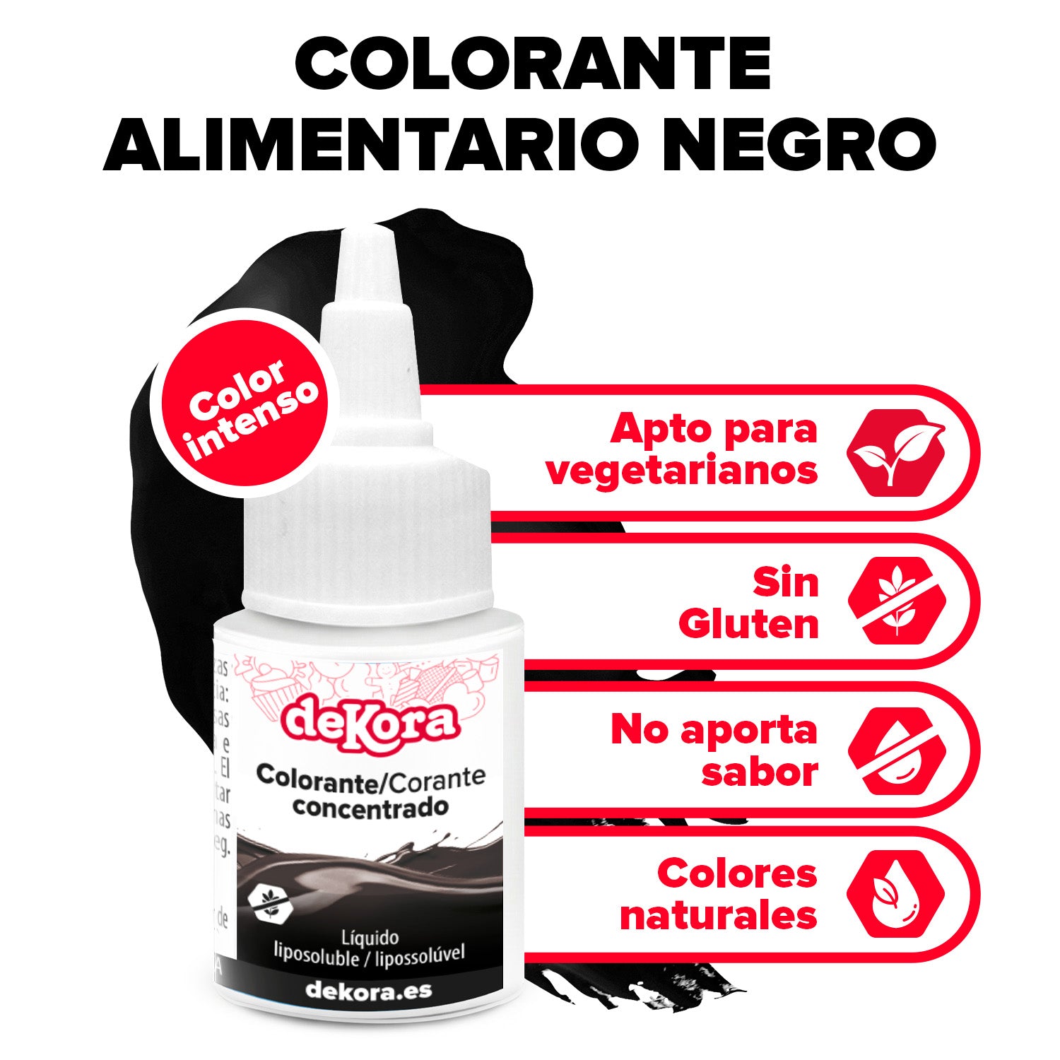 SUPER COLOR LÍQUIDO LIPOSOLÚVEL PRETO AZOFREE 30ML