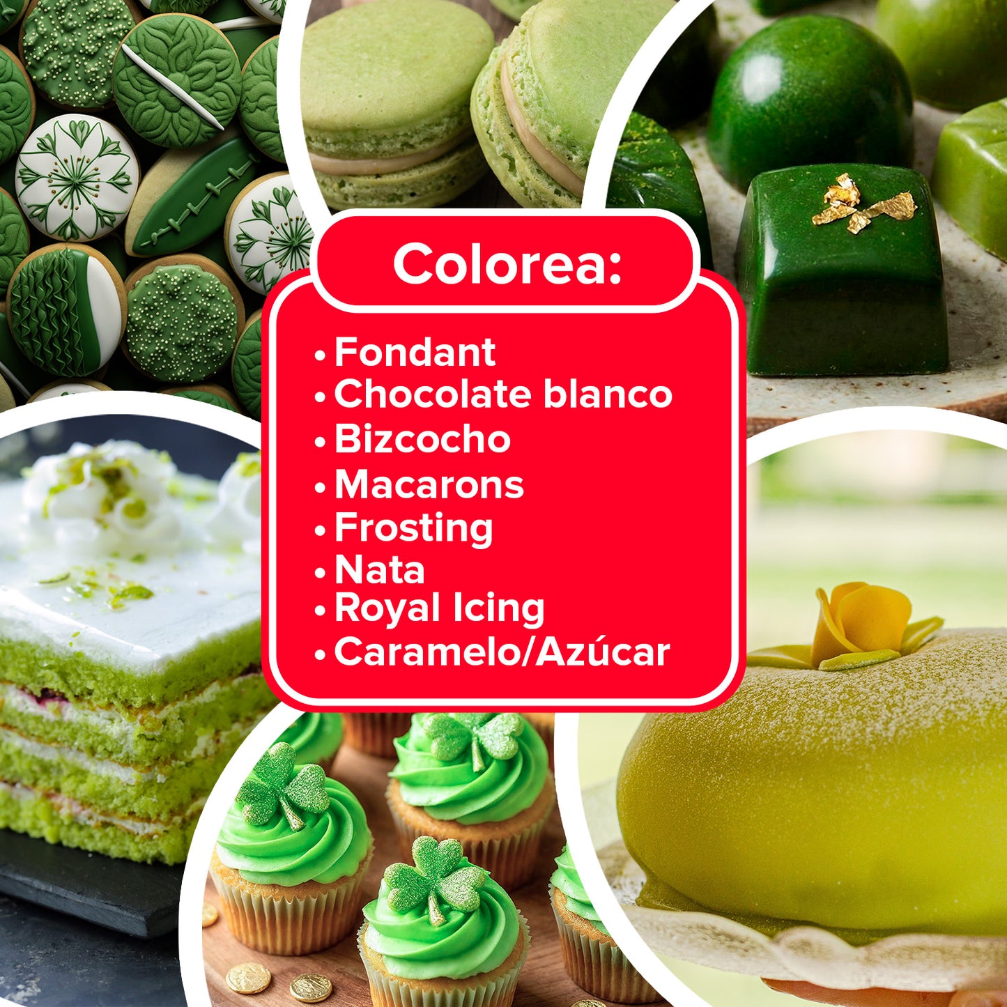 COLORANTE CONCENTRADO VERDE LIQ. LIPOSILUBLE 30ML
