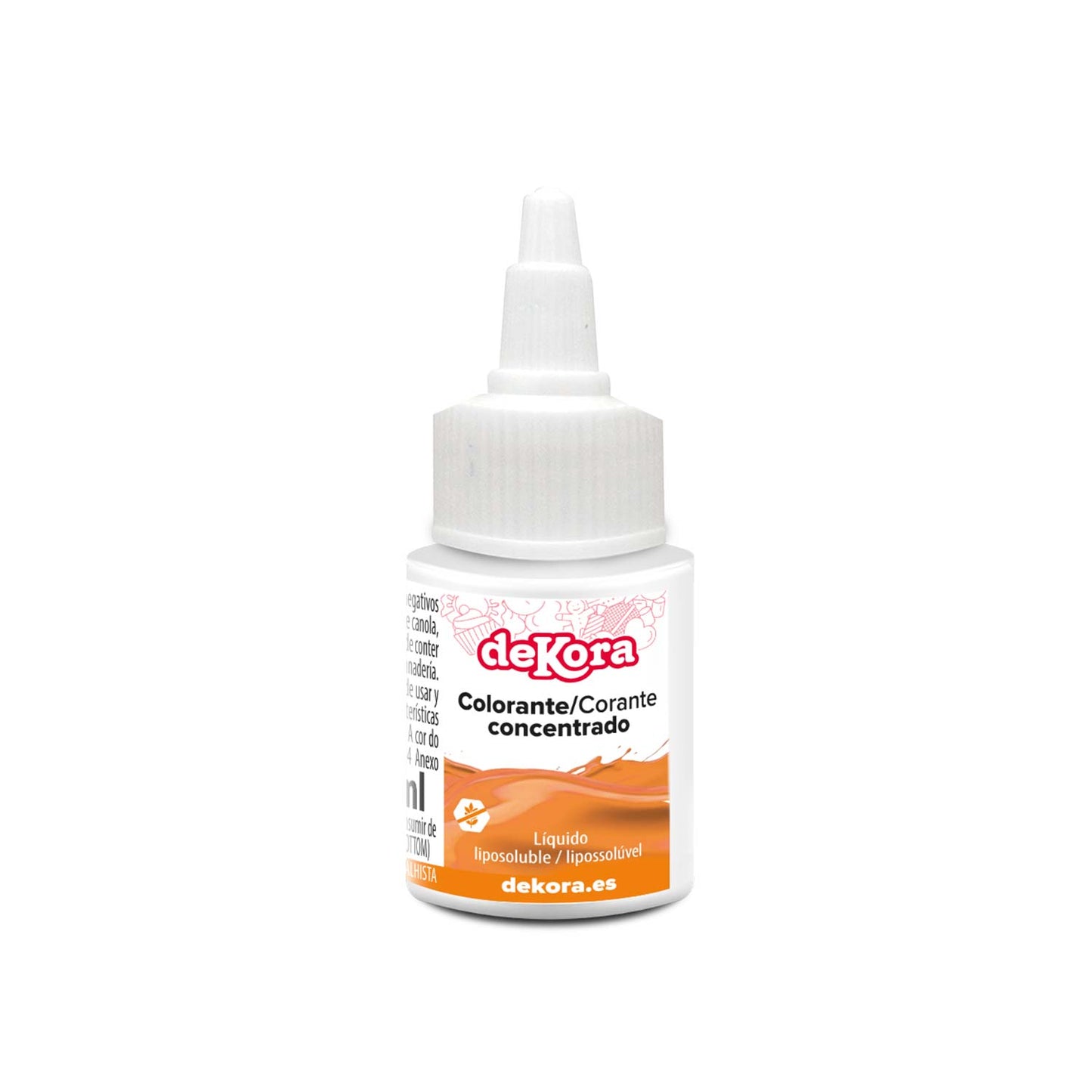 COLORANT CONCENTRÉ LIQUIDE ORANGE LIPOSOLUBLE 30ML