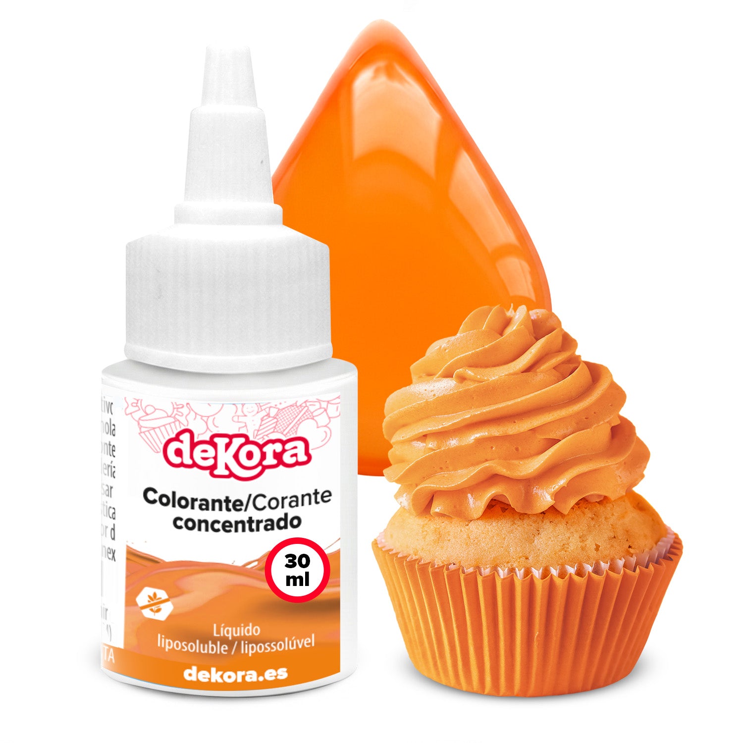 COLORANTE CONCENTRATO ARANCIO LIQUIDO LIPOSOLUBILE 30ML