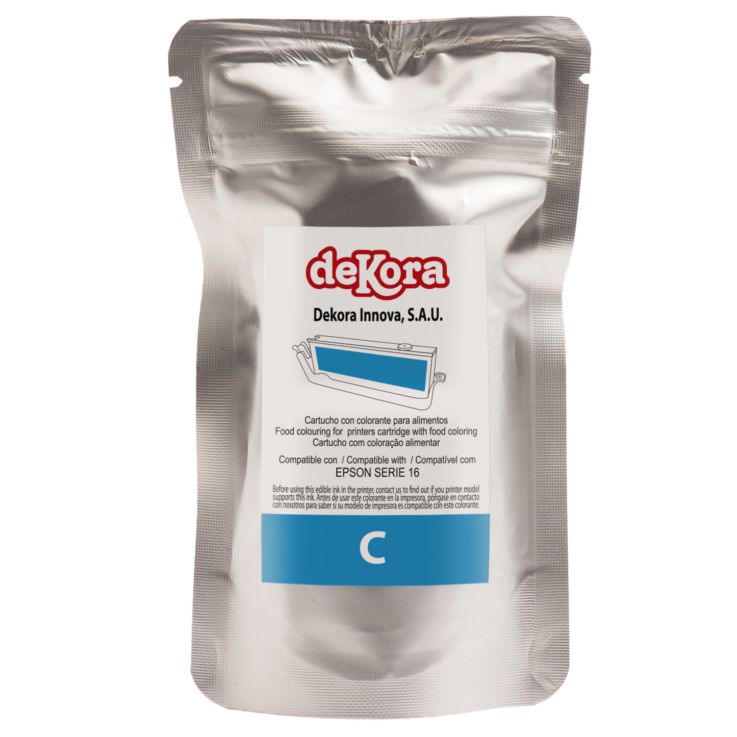 CARTUCHO DE TINTA COMESTÍVEL CYAN EPSON SERIE 16