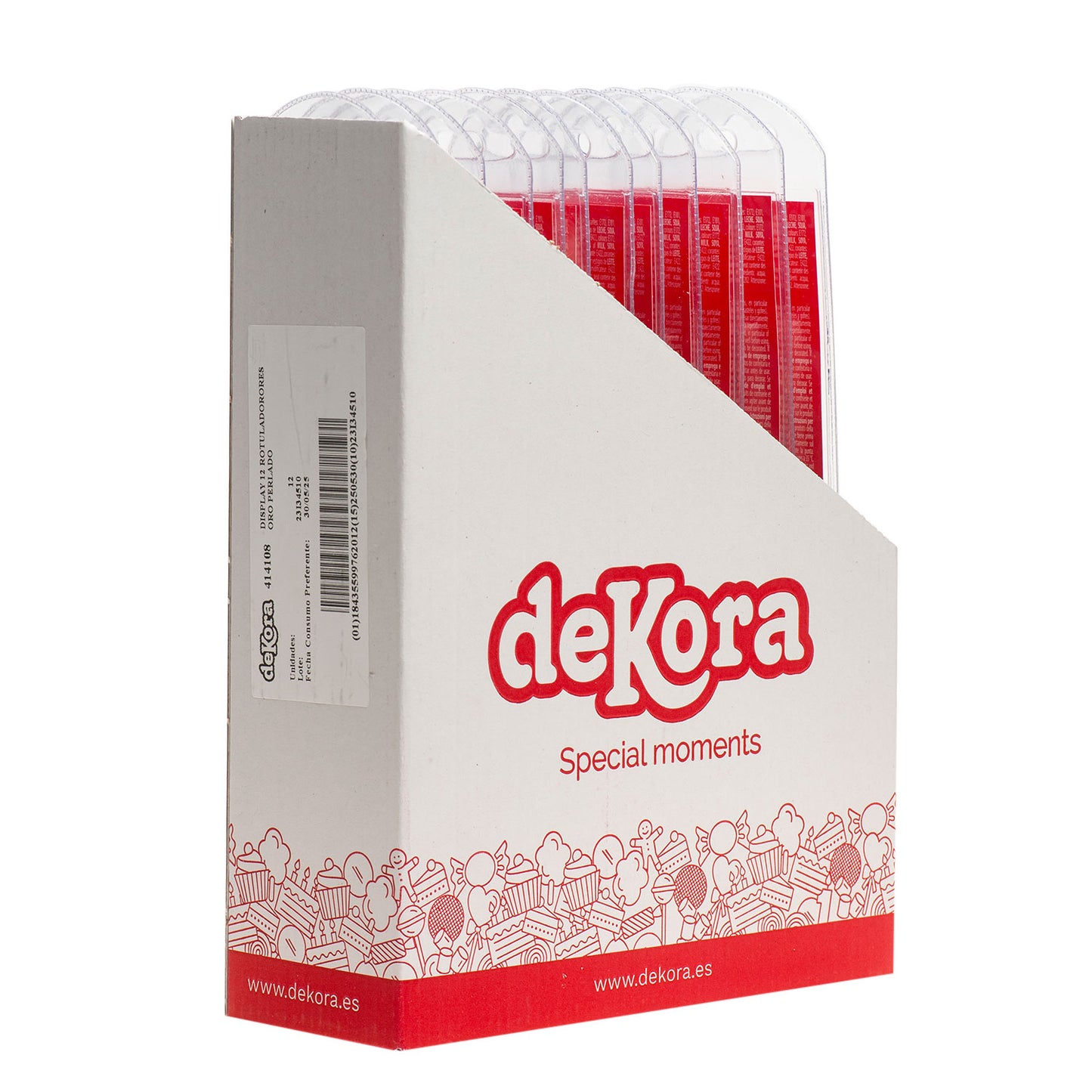 MARQUEUR ALIMENTAIRE EN OR PERLÉ