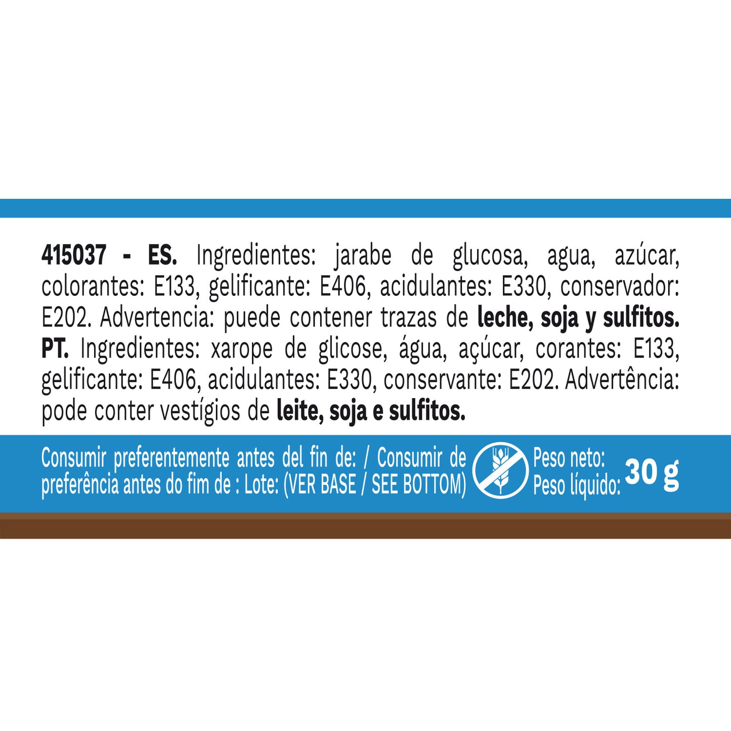 6 BLUE PASTE FOOD COLORING 30G