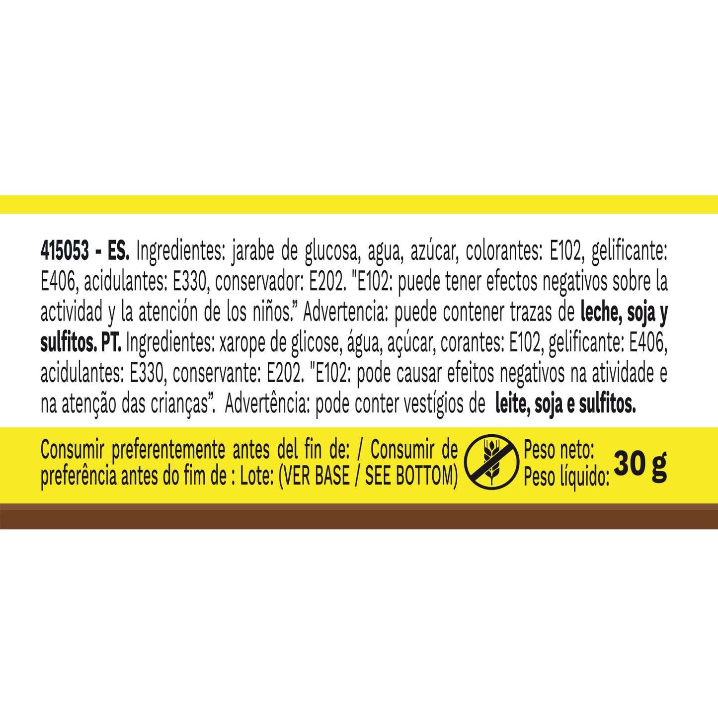 GEL COLOR JAUNE 3OGR