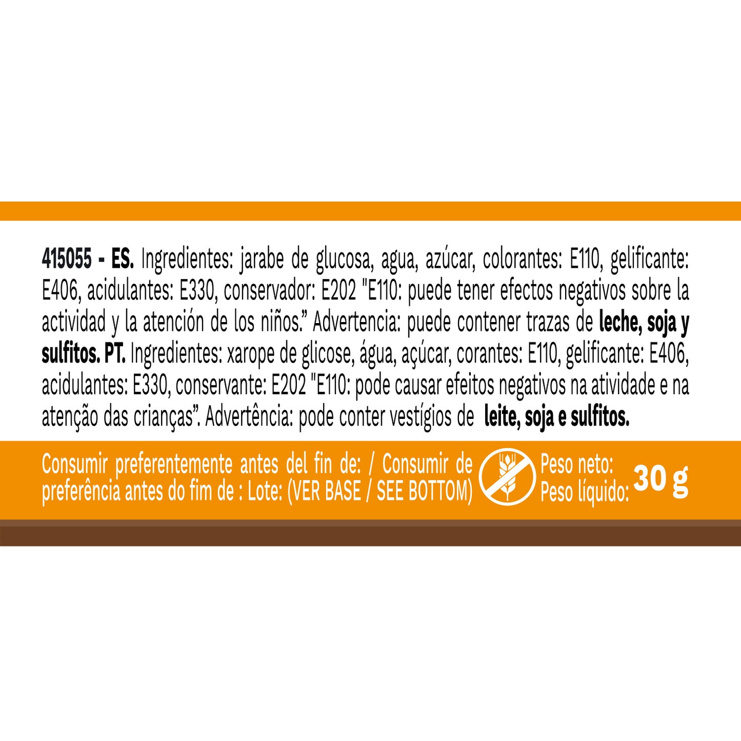 GEL COLOR ORANGE 30GR