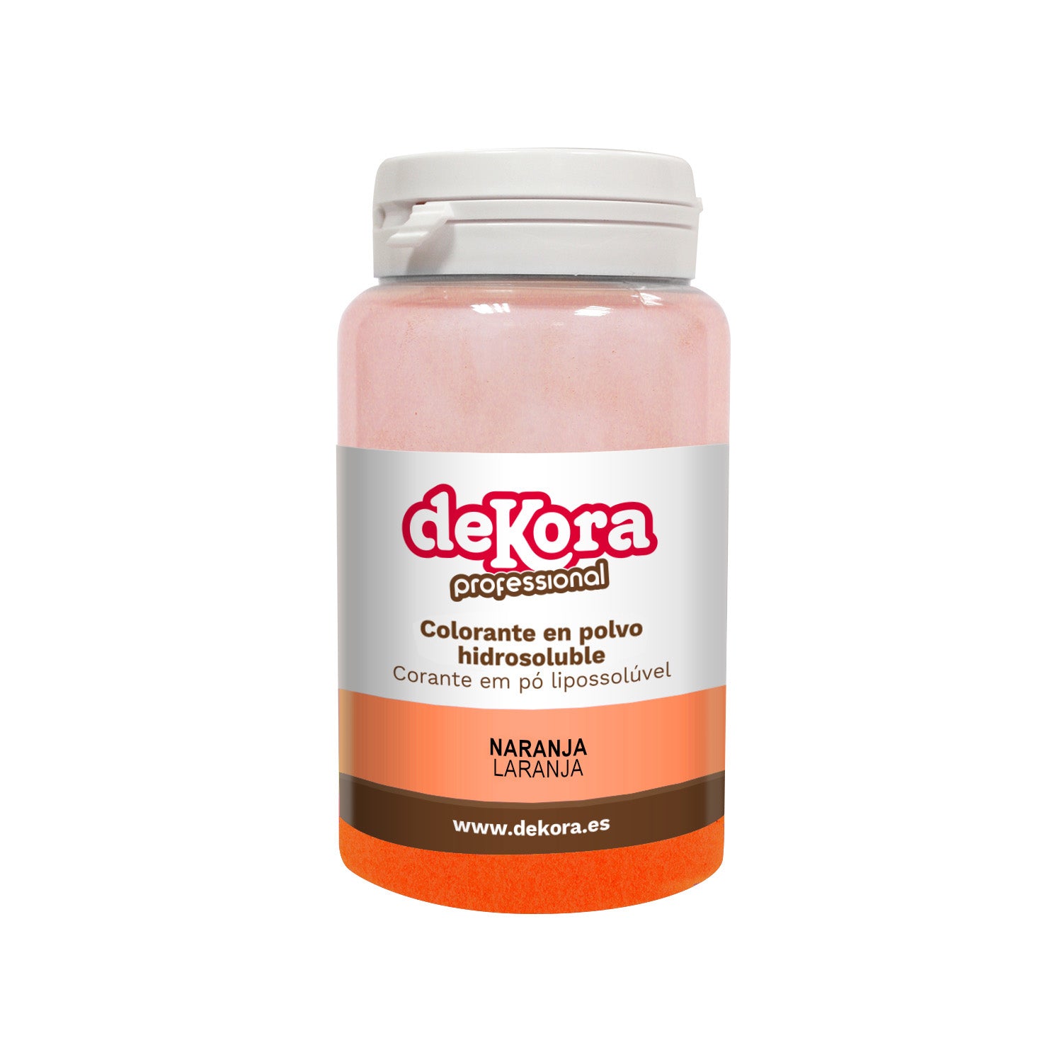 COLORANT EN POUDRE SOLUBLE DANS L'EAU ORANGE 25GR