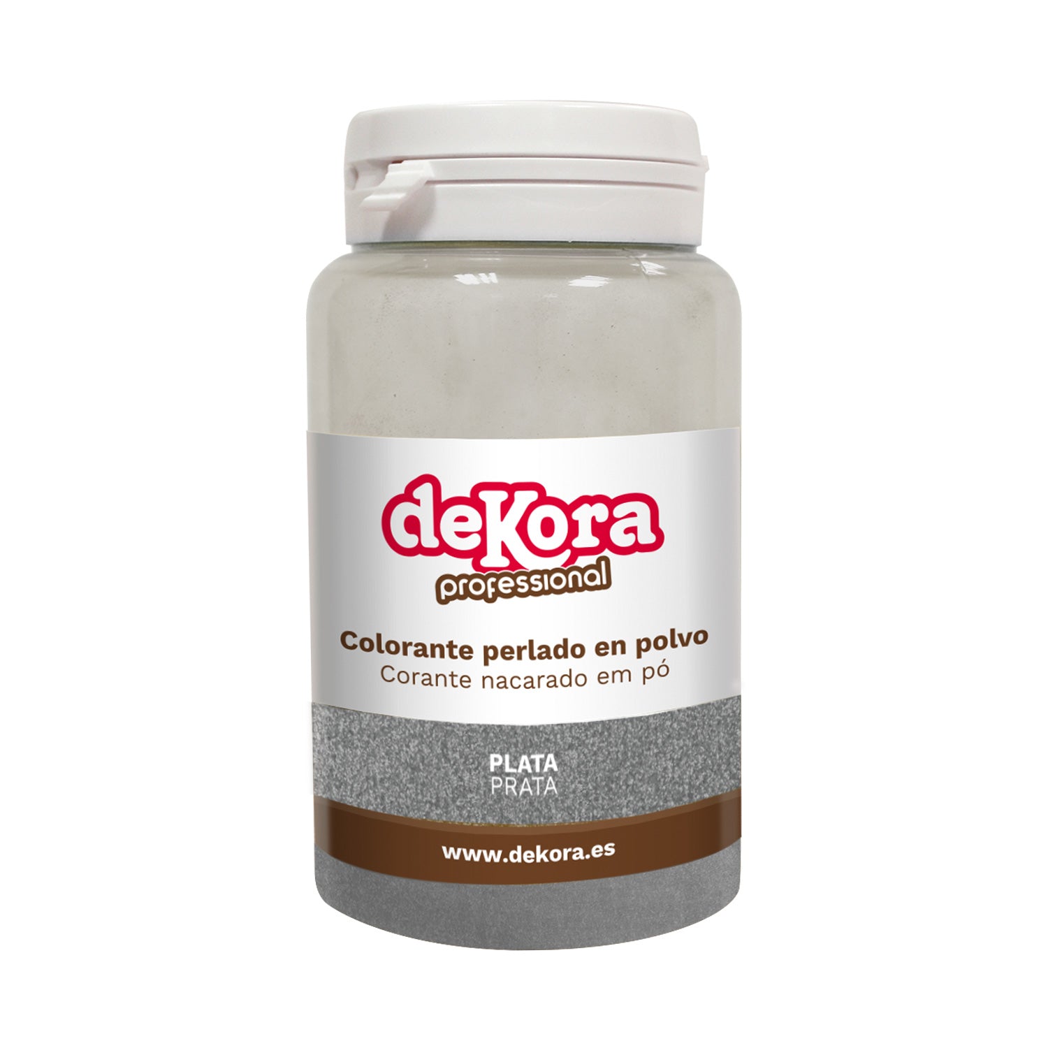 COLORANTE POLVO LIPOSOLUBLE PLATA PERLADO 25G