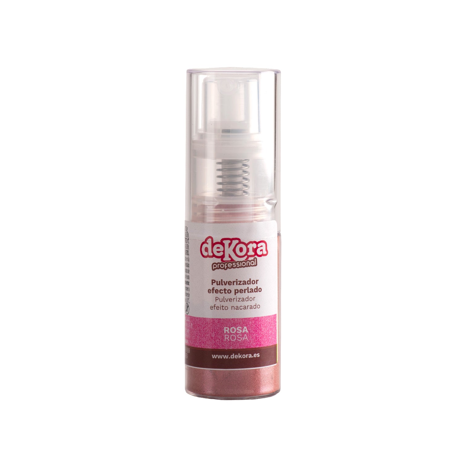 SPRAY EM PÓ ROSA COM EFEITO PÉROLA SEM E171