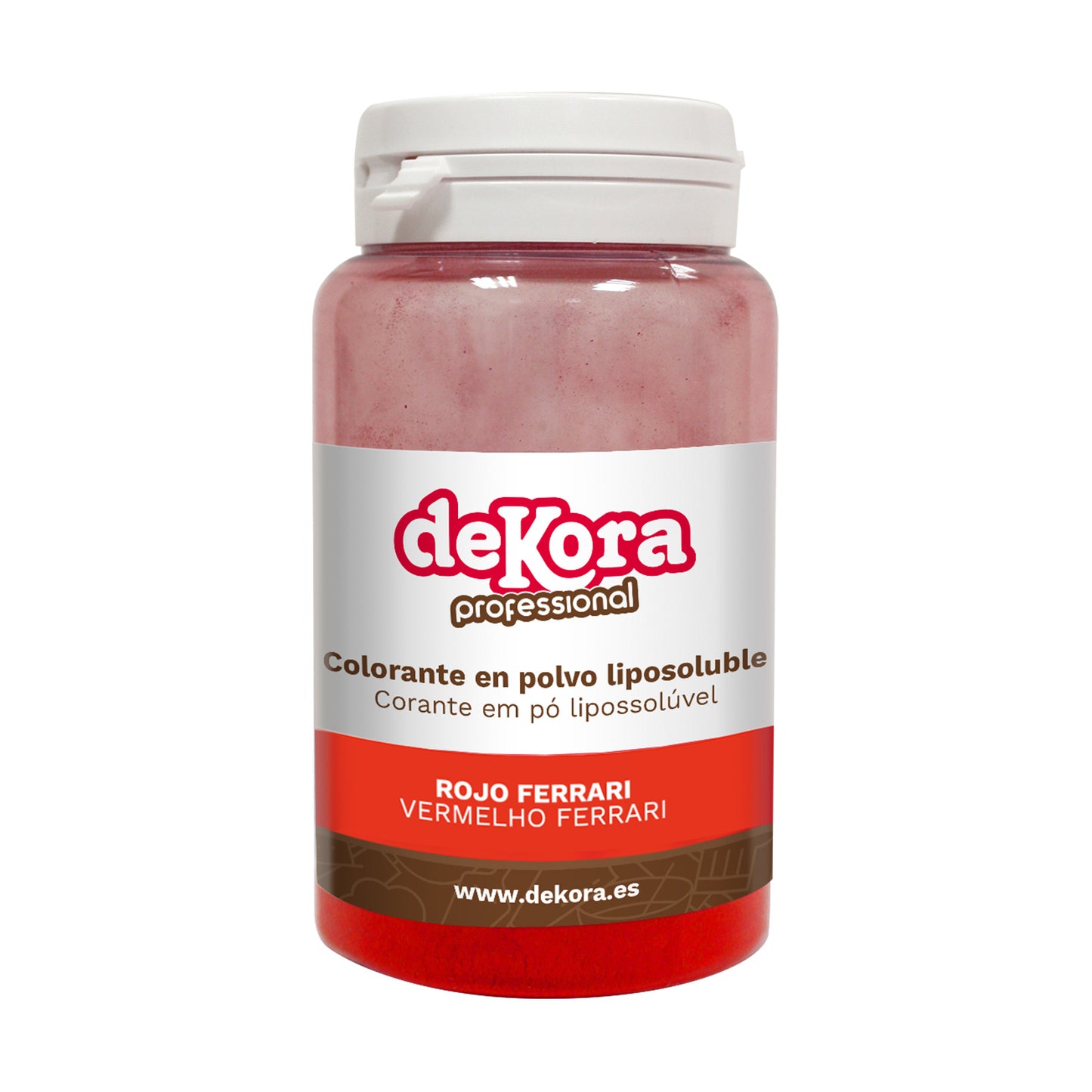 COLORANTE LIPOSOLUBLE ROJO FERRARI EN POLVO 25G