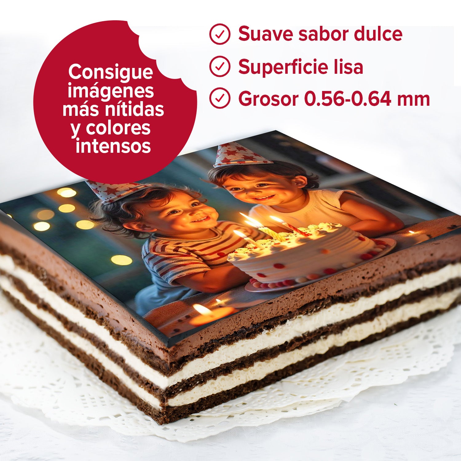 20 LAMINAS COMESTIBLES A3 ZERO SIN E171