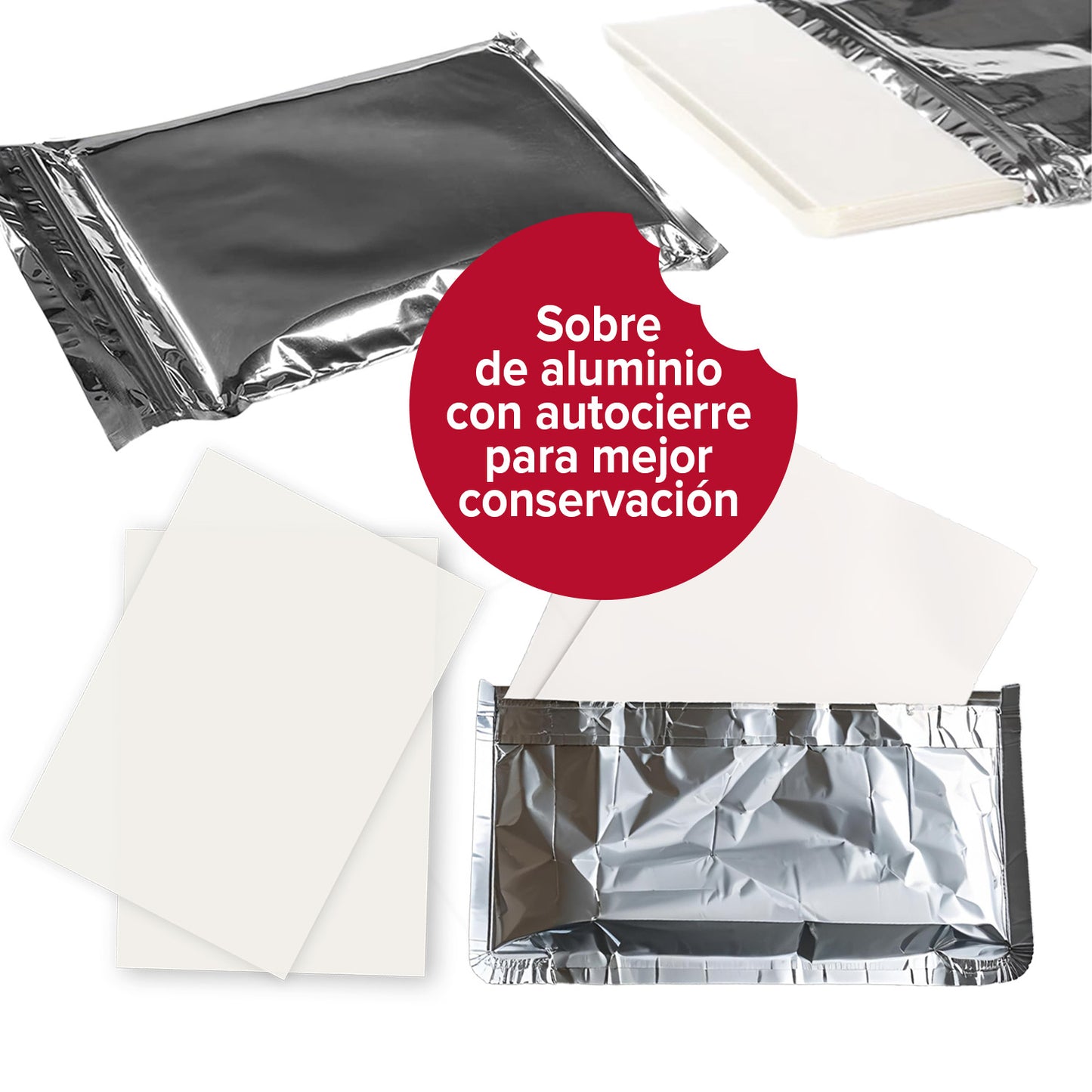 20 FOLHAS COMESTÍVEL A3 ZERO SIN E171