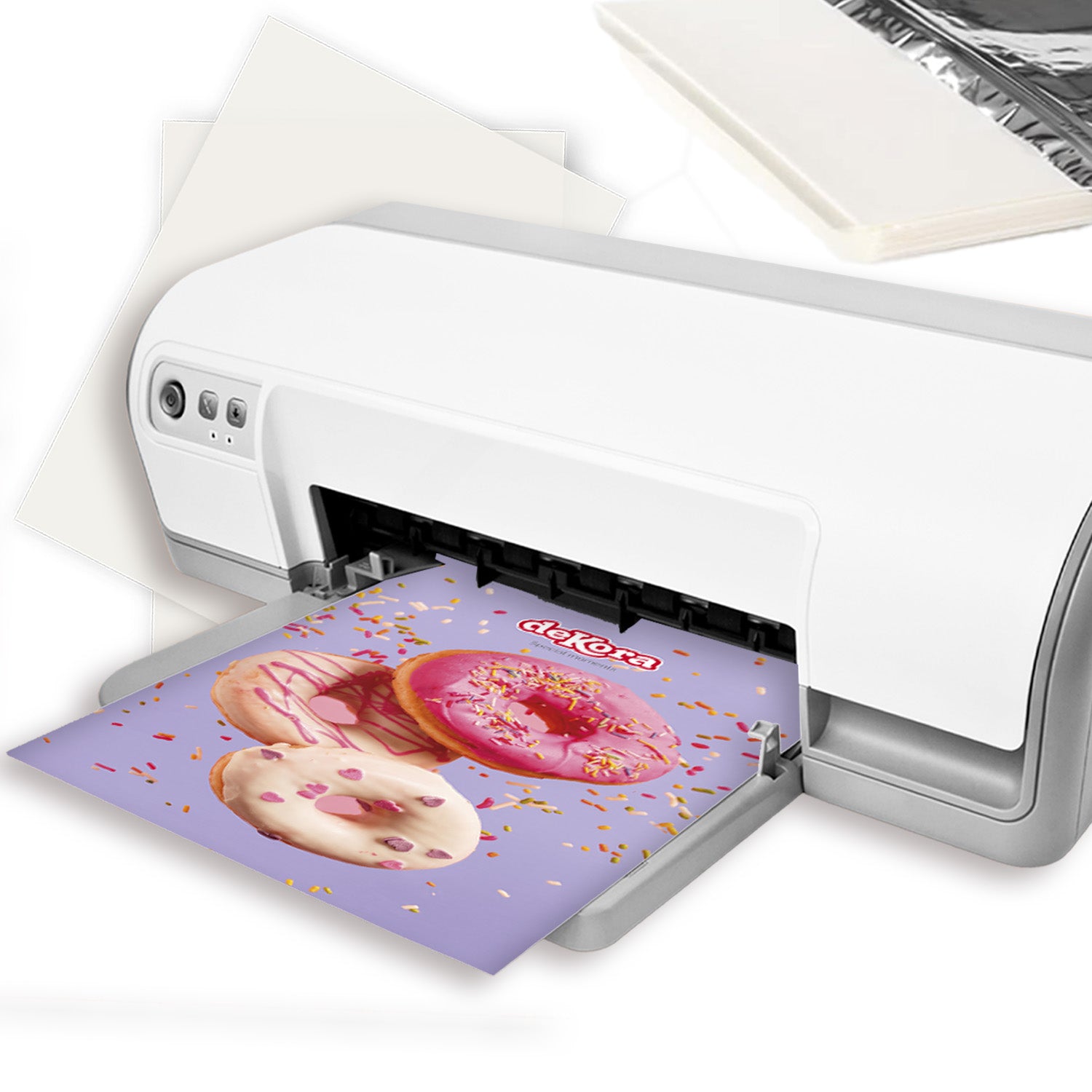 LÁMINAS A4 COMESTIBLES PARA IMPRIMIR SIN E171