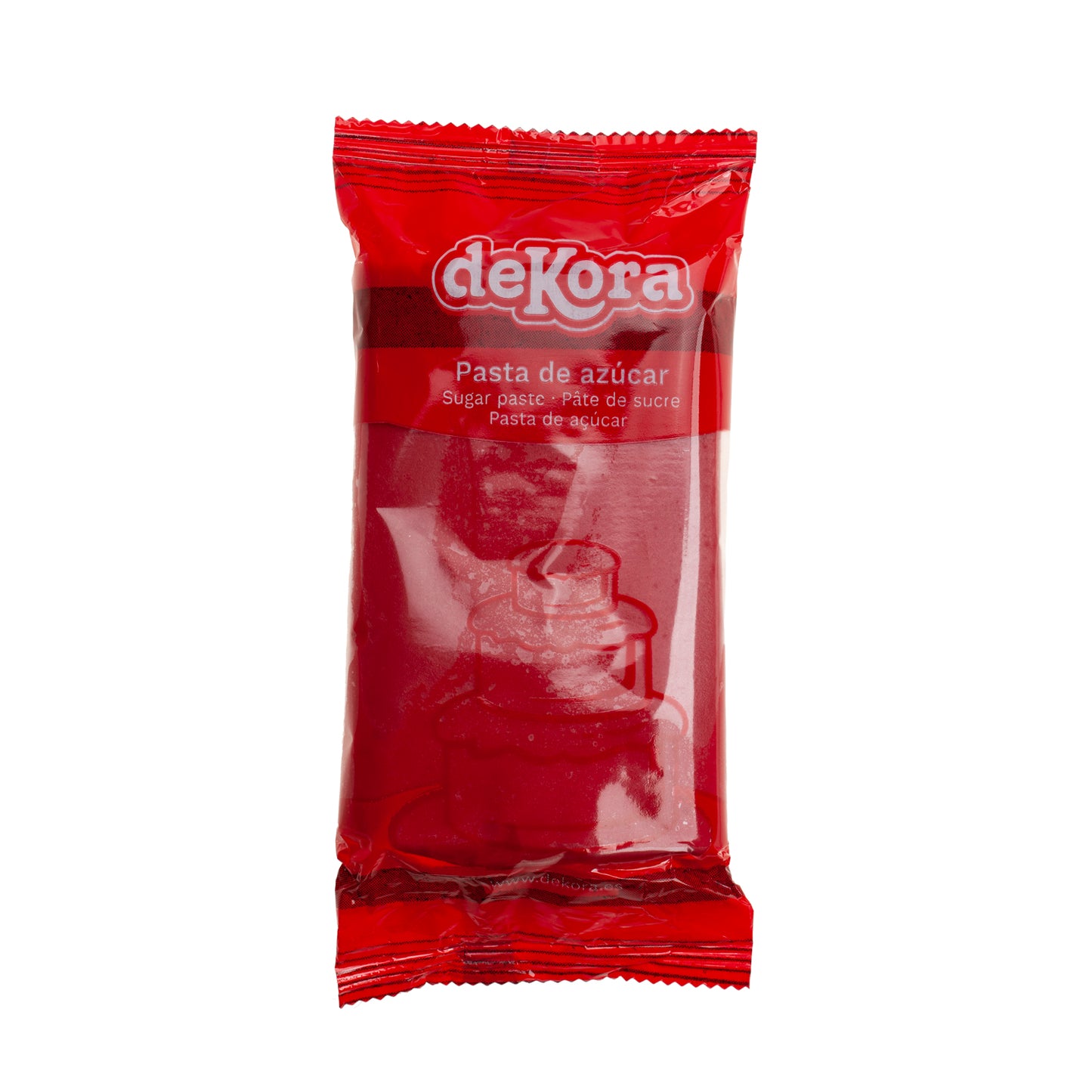 PASTA DE AÇÚCAR/FONDANT VERMELHO 250 GR