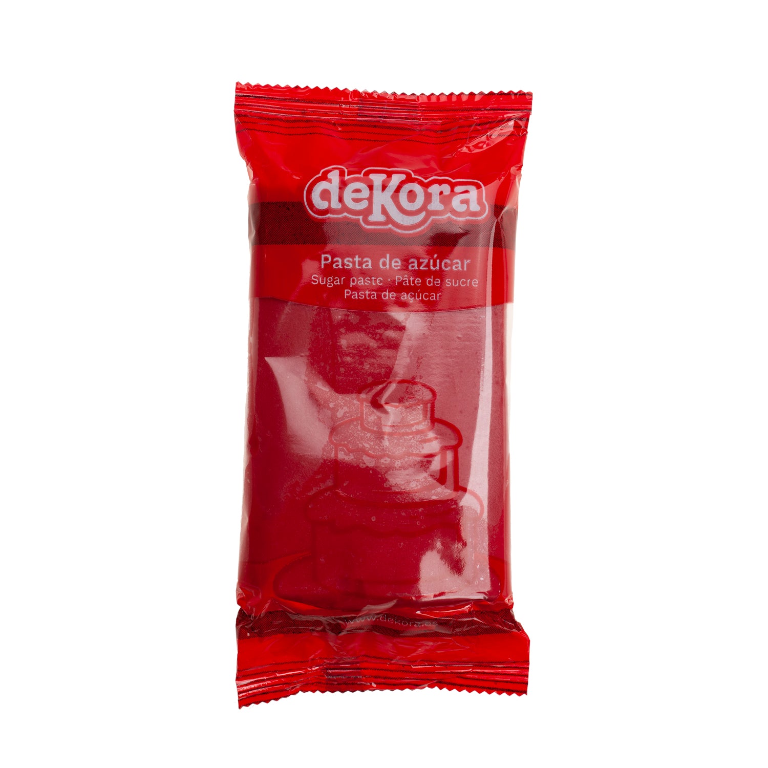 PASTA DE AÇÚCAR/FONDANT VERMELHO 250 GR