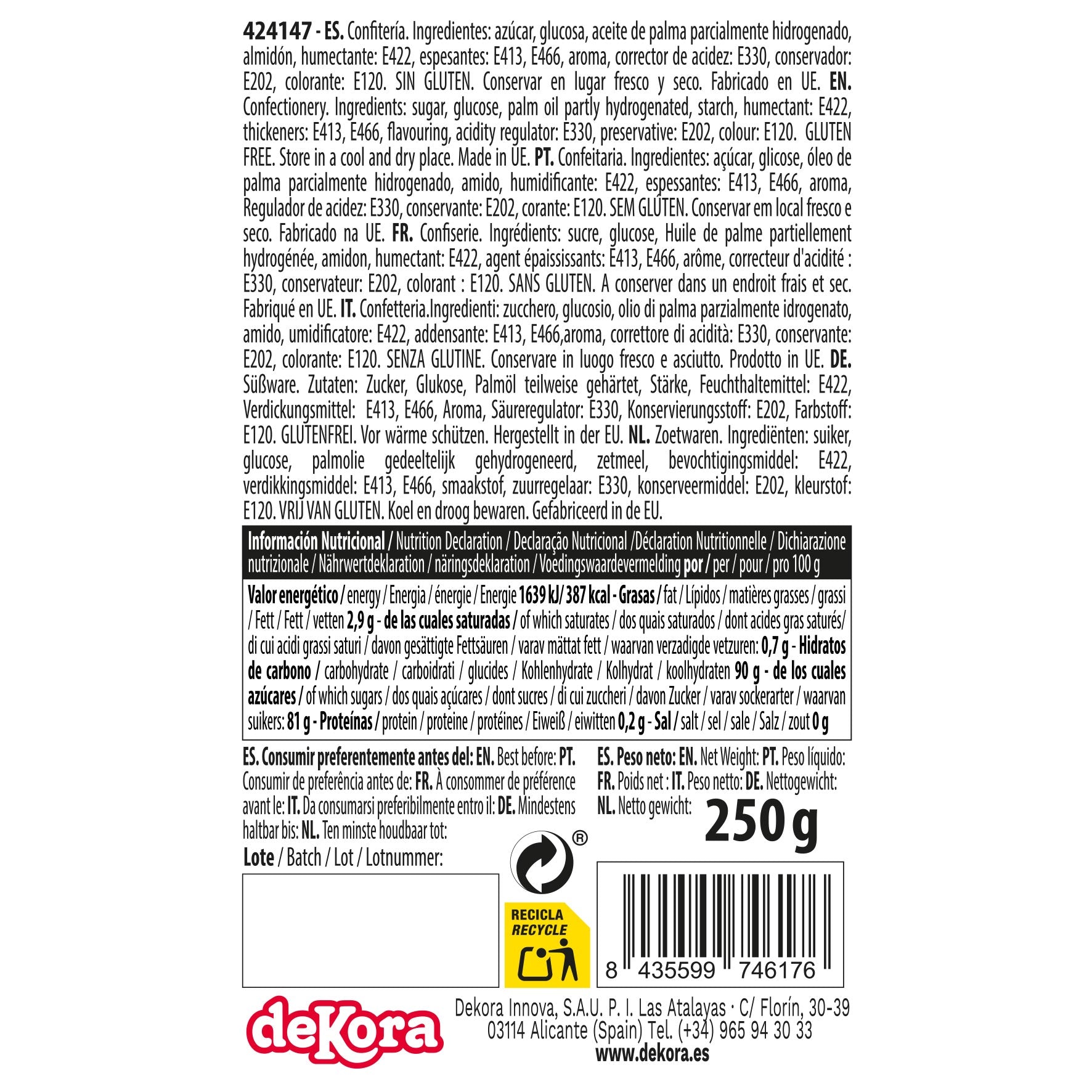 FONDANT ROSA 250 GR