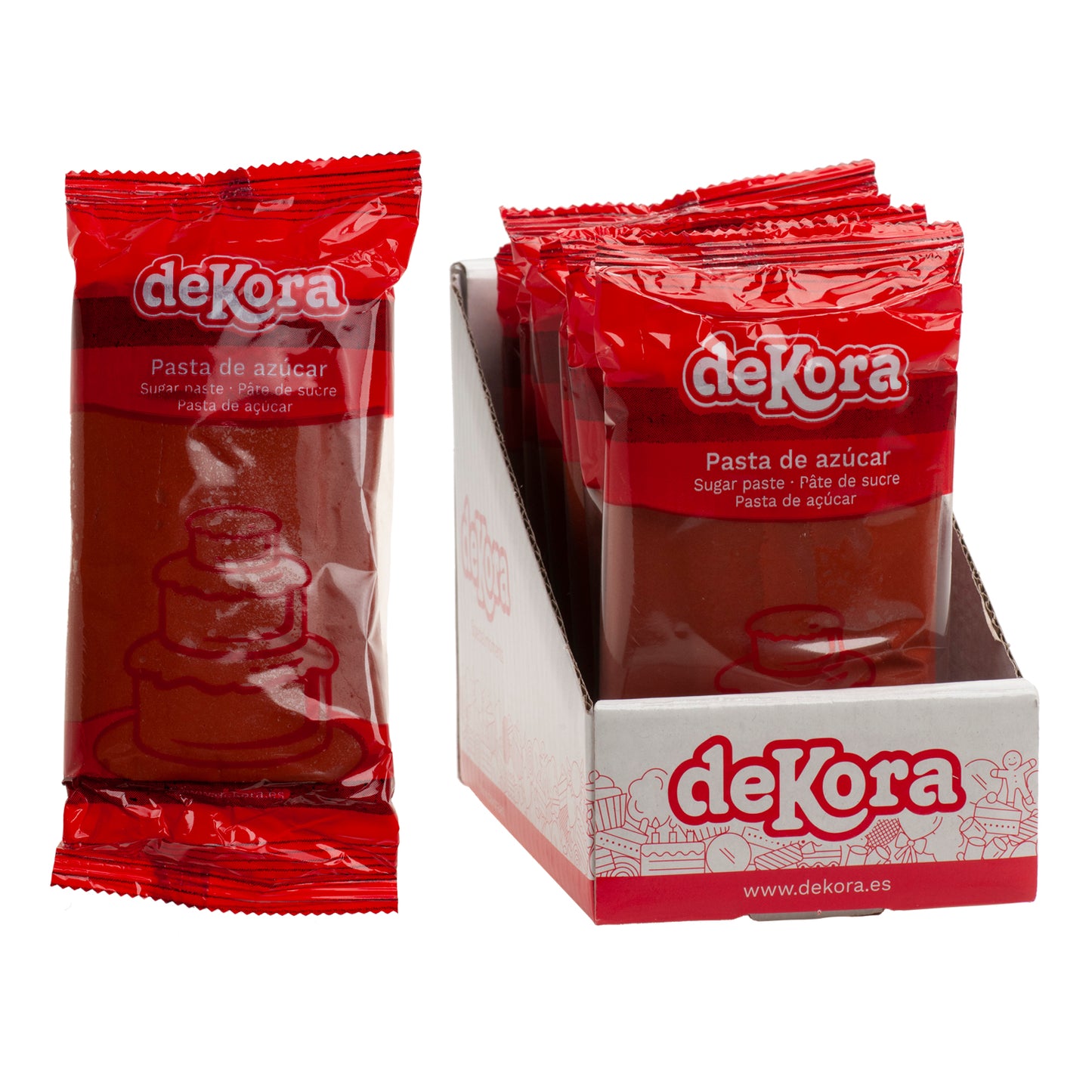 FONDANT MARRÓN 250 GR
