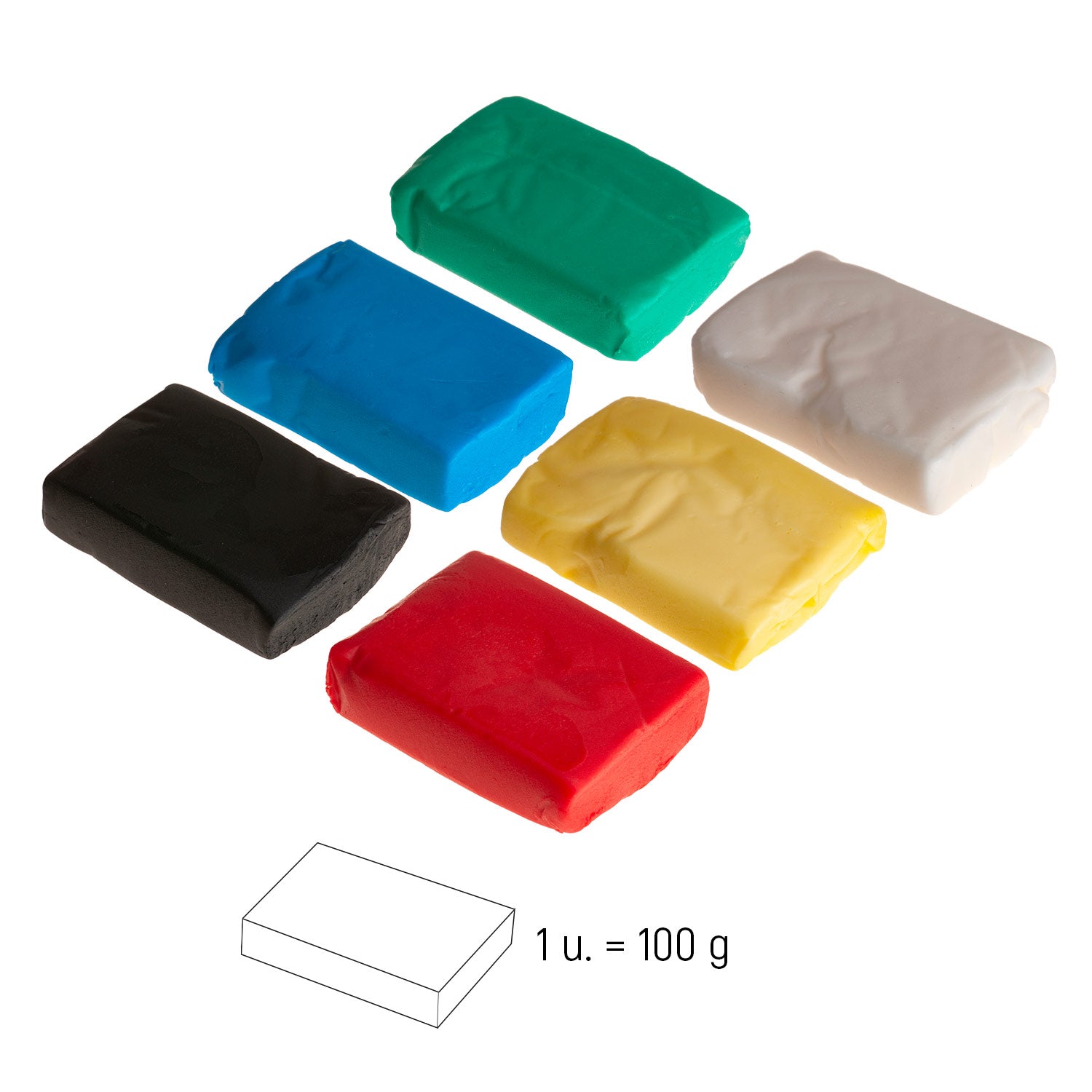 MULTIPACK PÂTE À SUCRE COULEURS PRIMAIRES 600GR