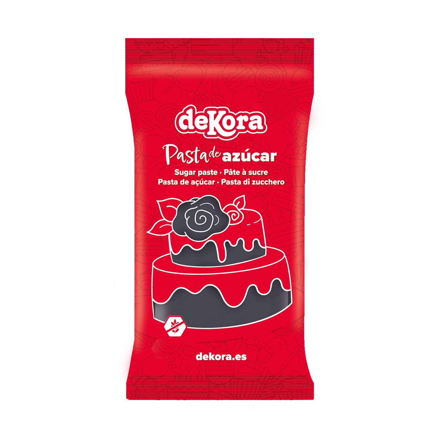 PÂTE DE SUCRE/FONDANT NOIR 150 GR