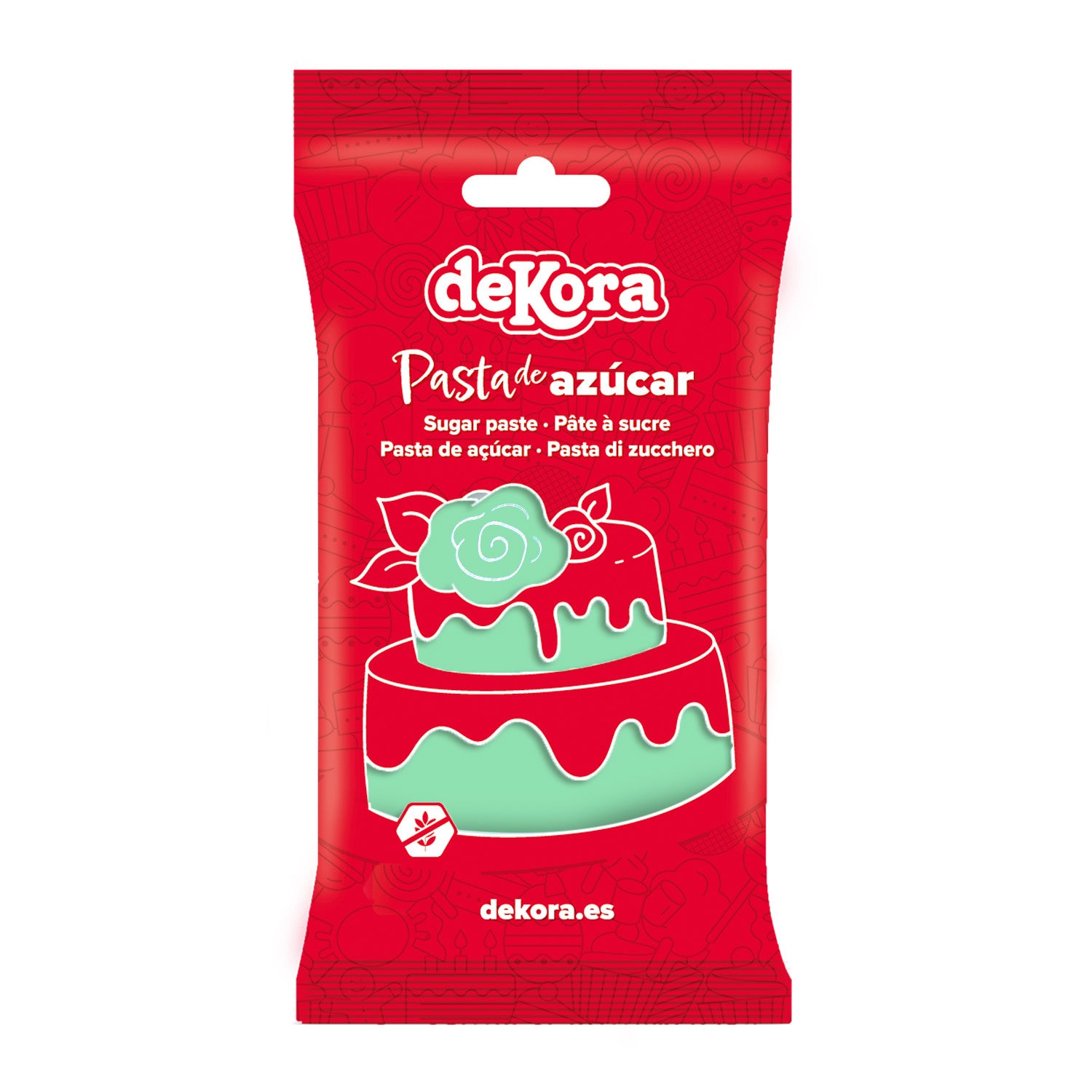 FONDANT VERDE GREEN mint 250GR