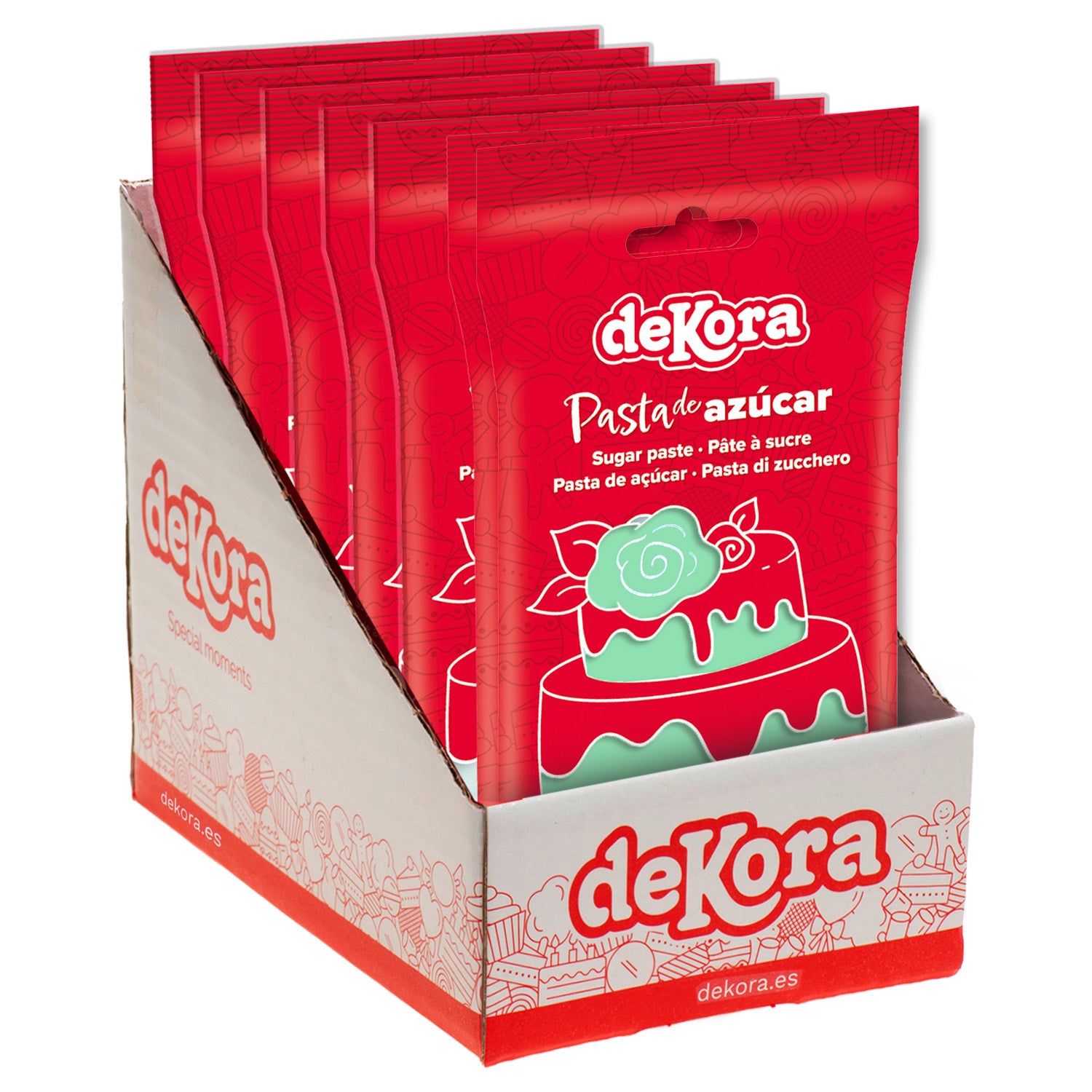 FONDANT VERDE GREEN mint 250GR