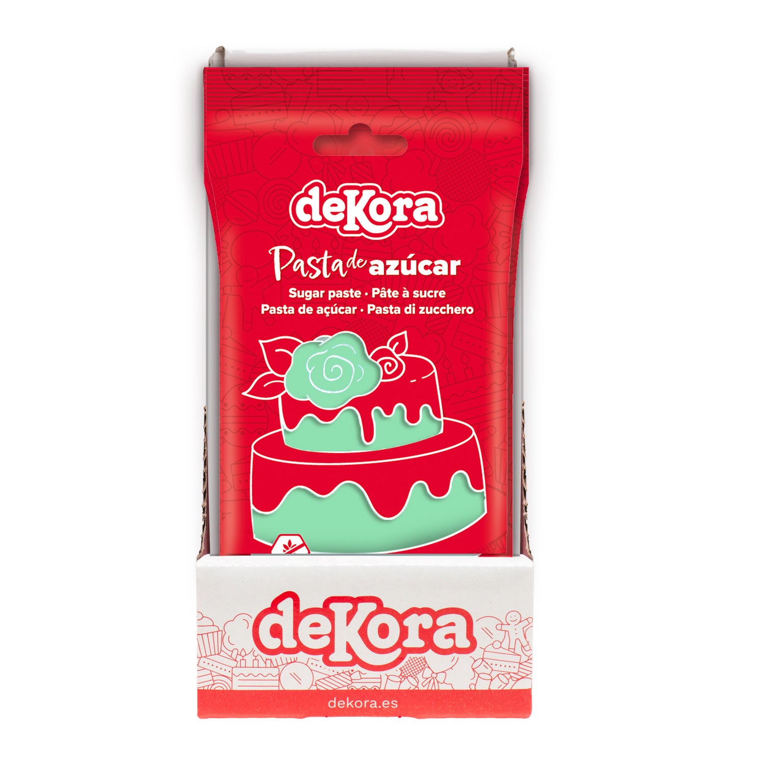 FONDANT VERDE GREEN mint 250GR