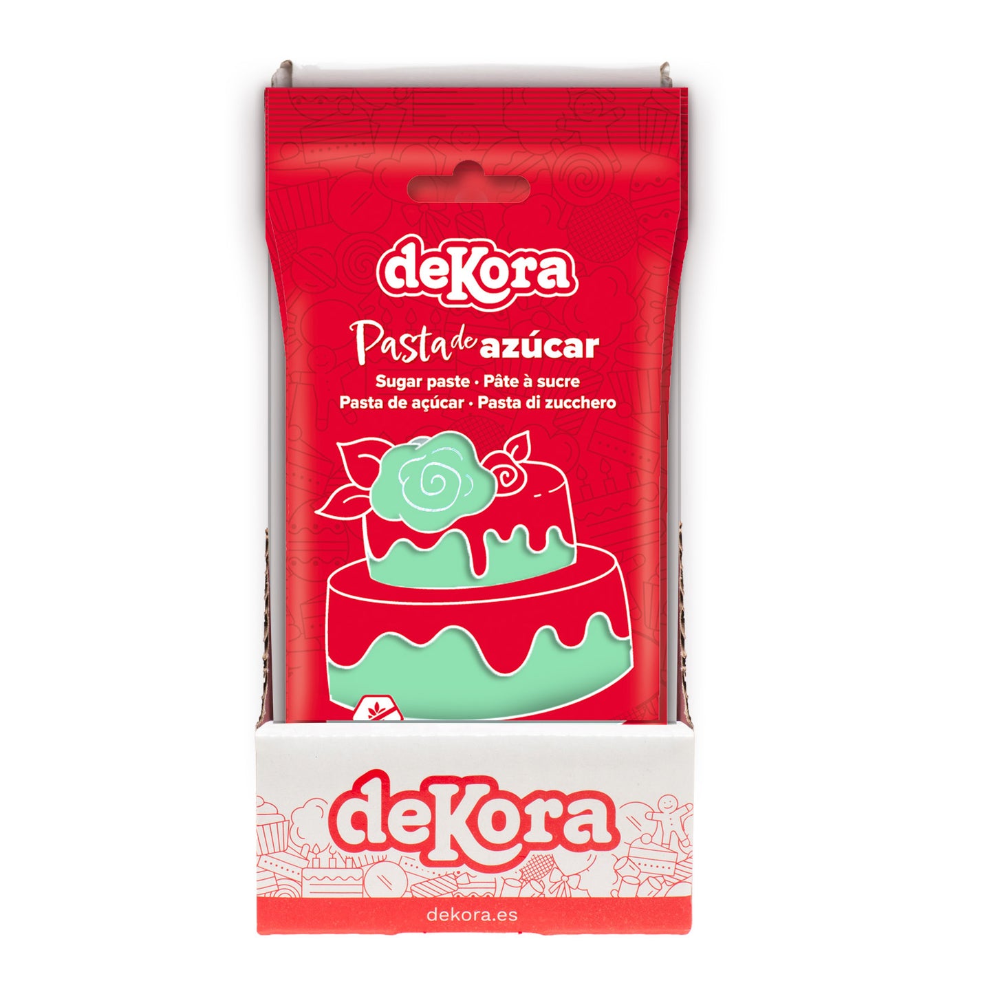 FONDANT VERDE GREEN mint 250GR