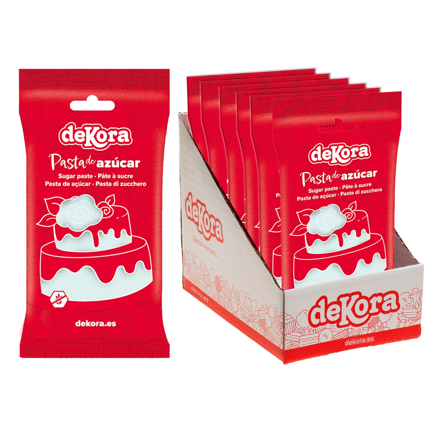 SUGAR PASTE/FONDANT MINT GREEN  250 GR