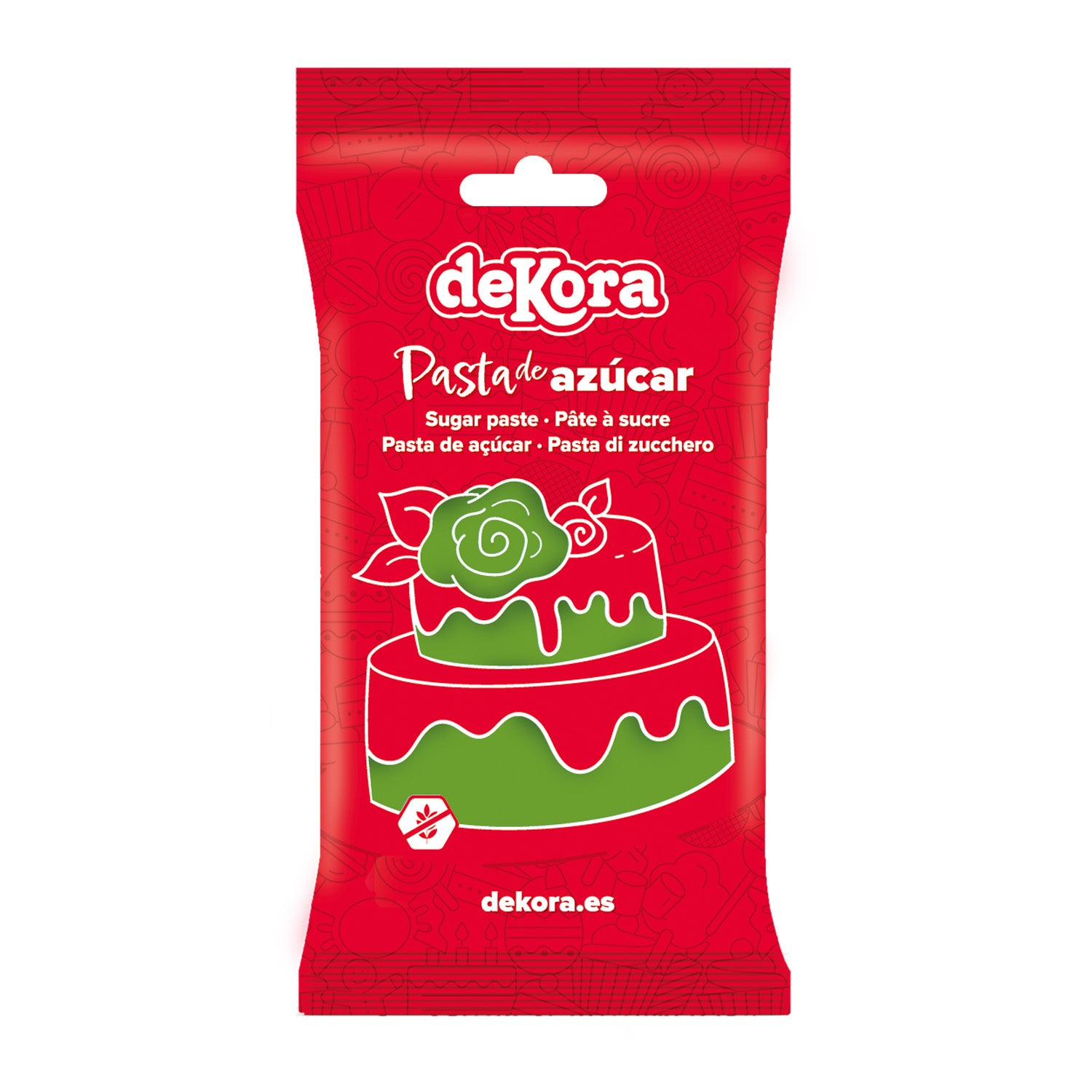 PÂTE À SUCRE/FONDANT VERT PRINTEMPS 250 GR
