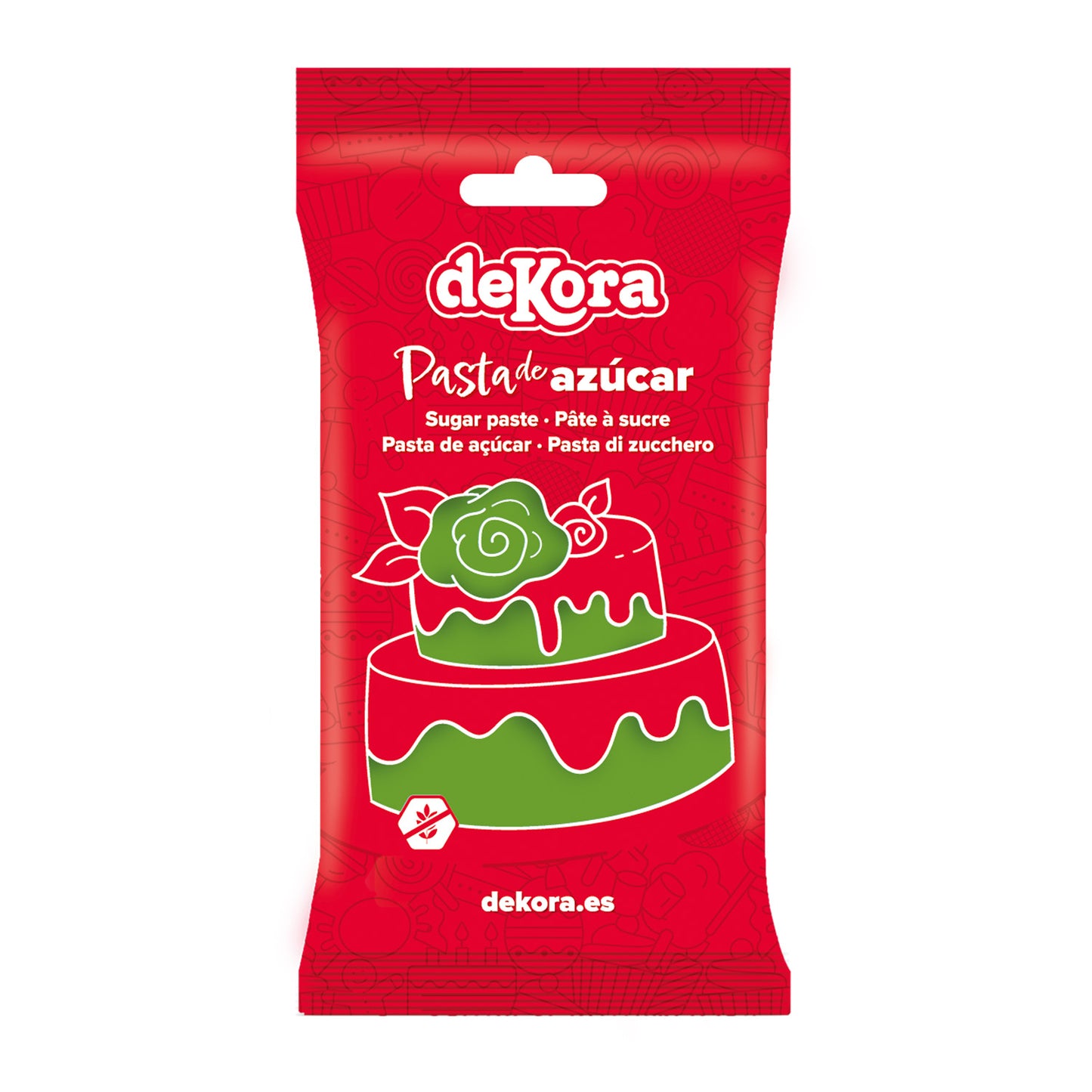 PÂTE À SUCRE/FONDANT VERT PRINTEMPS 250 GR